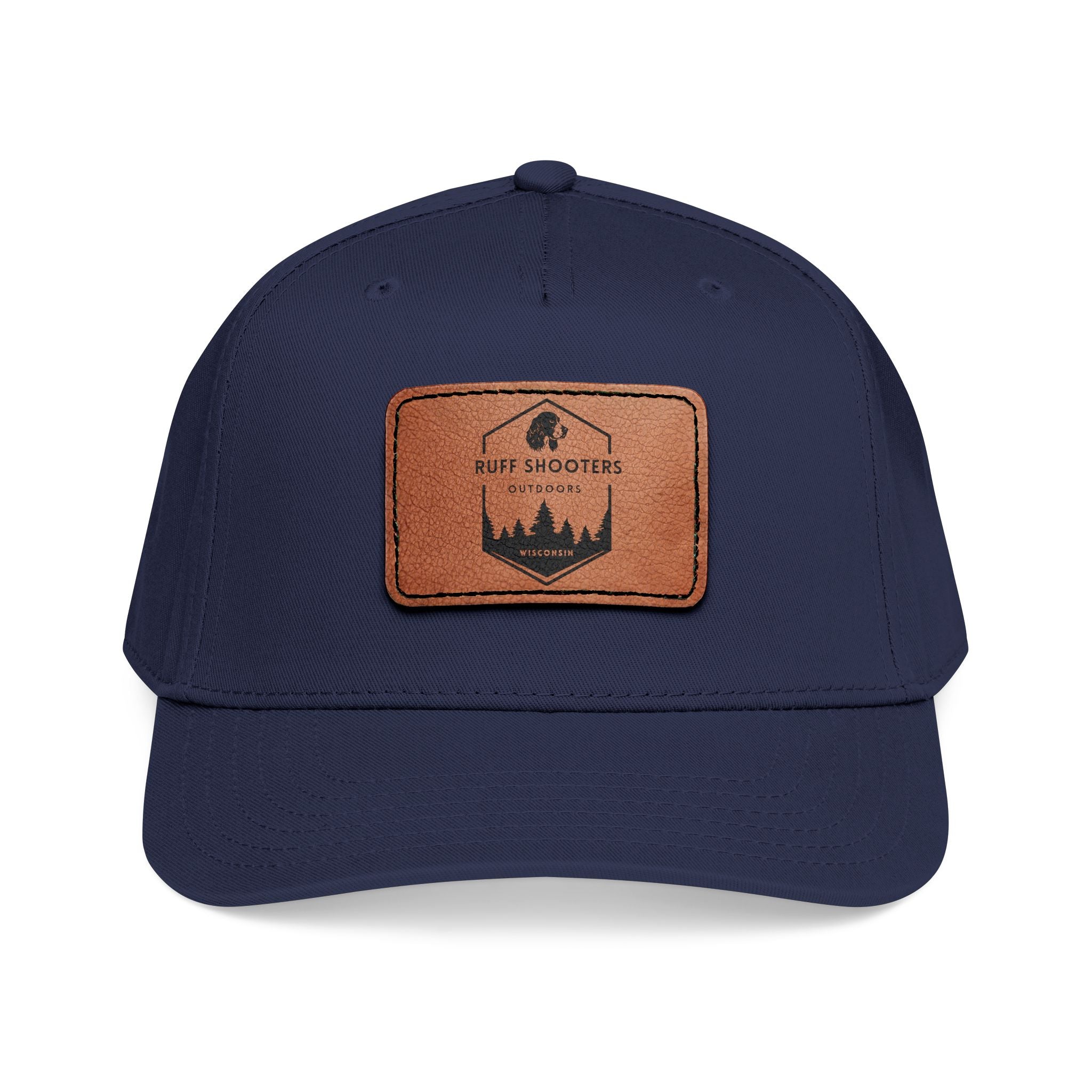 Leather Patch Ruff Shooters Outdoors Logo