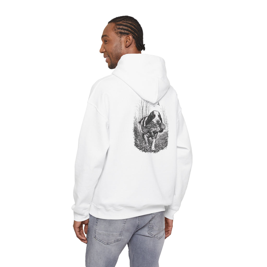 Ruff Shooters Tired Eyes Graphic Hooded Sweatshirt