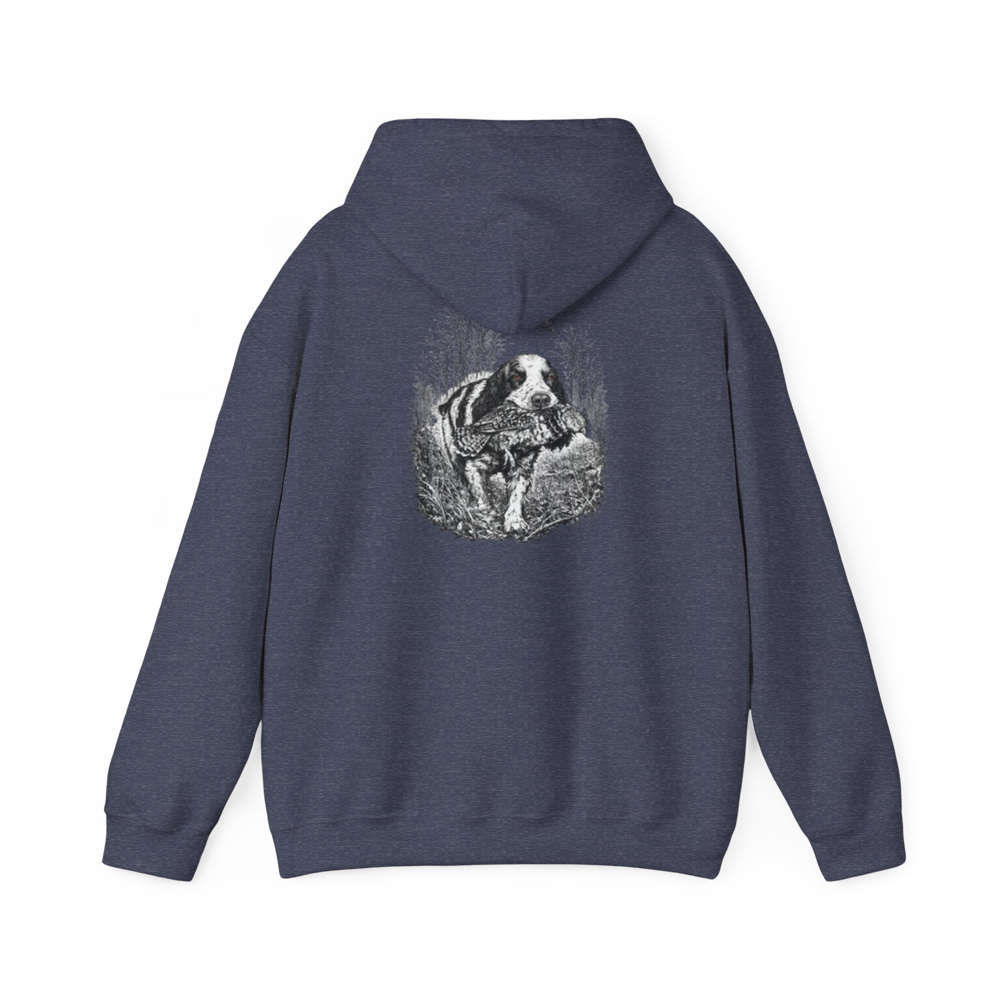 Ruff Shooters Tired Eyes Graphic Hooded Sweatshirt