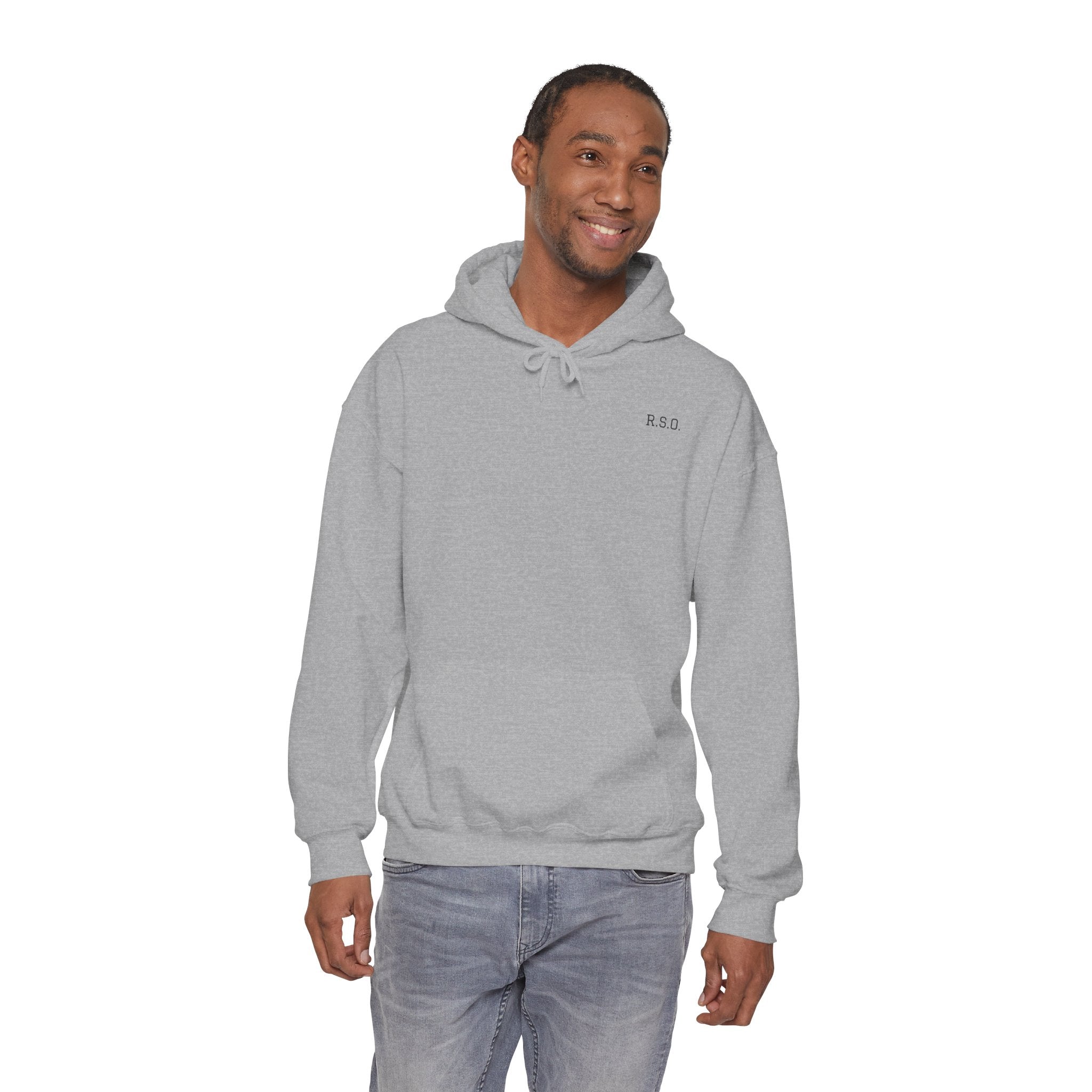 Ruff Shooters Tired Eyes Graphic Hooded Sweatshirt