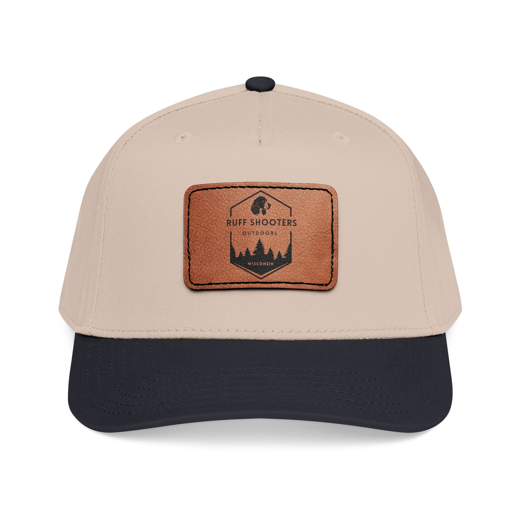 Leather Patch Ruff Shooters Outdoors Logo