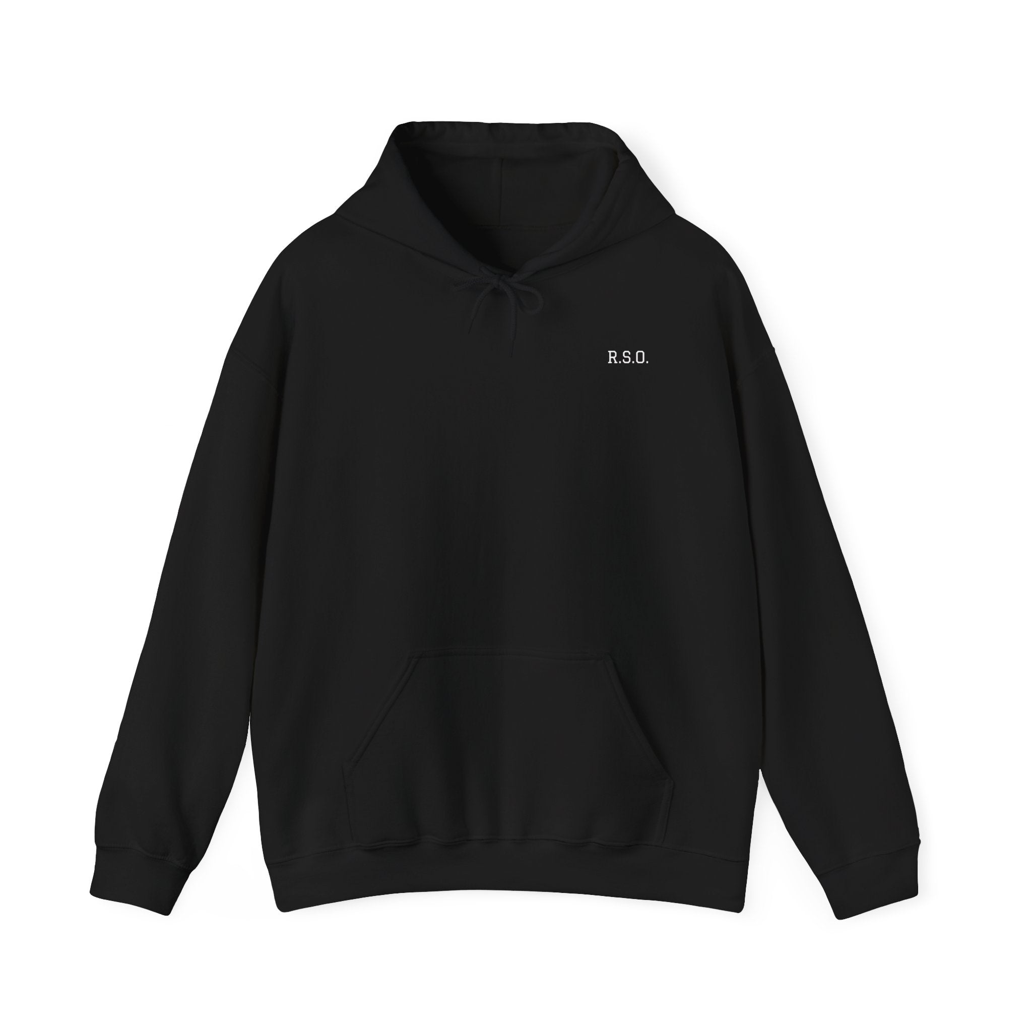 Ruff Shooters Tired Eyes Graphic Hooded Sweatshirt