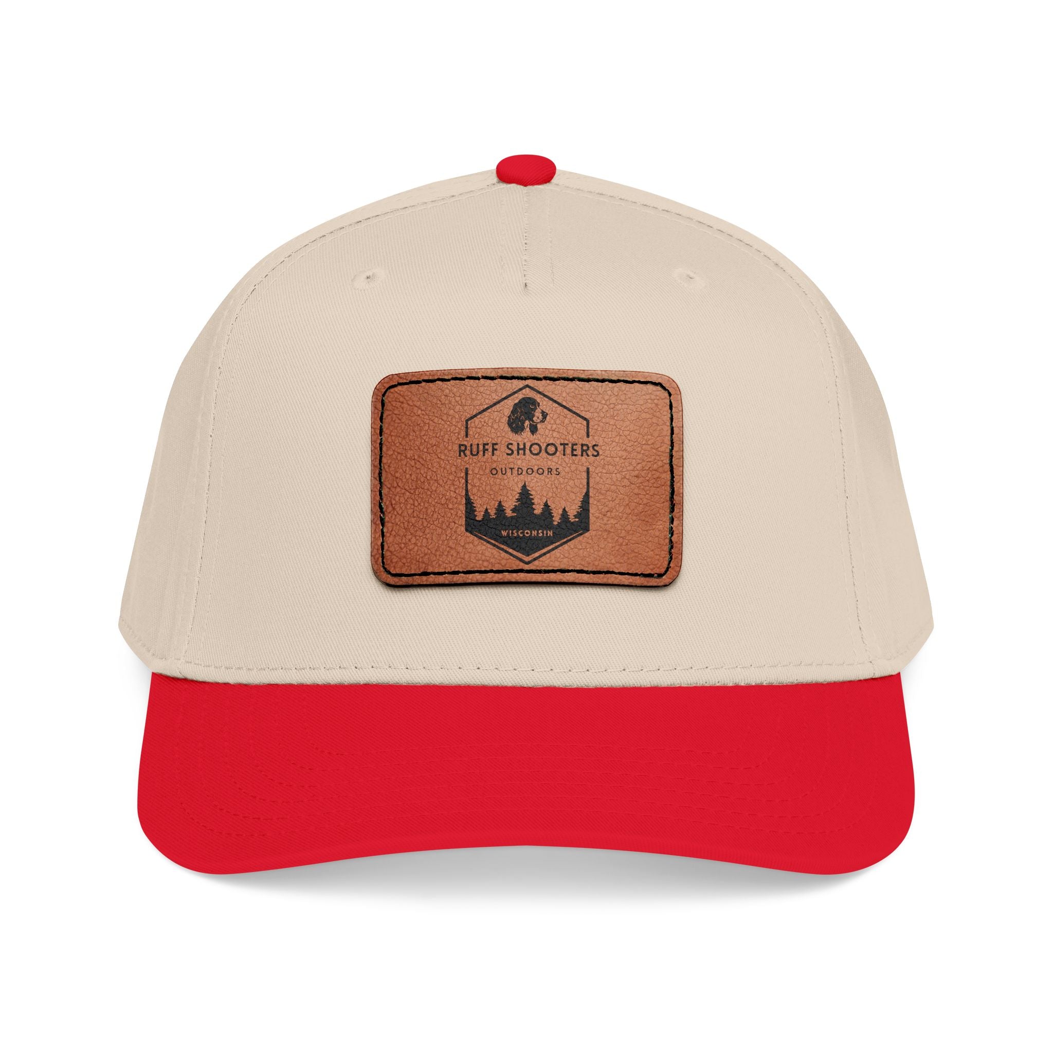 Leather Patch Ruff Shooters Outdoors Logo