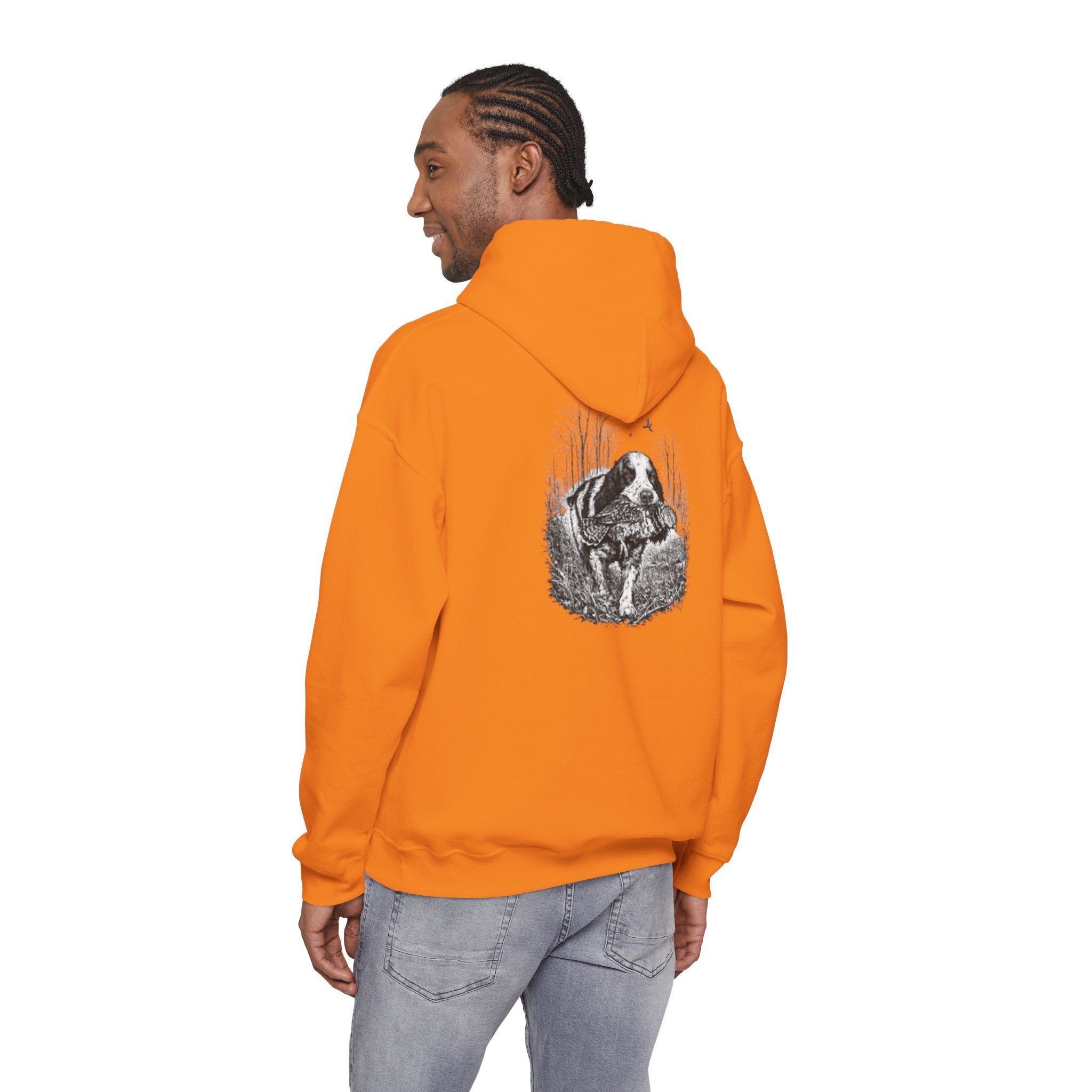 Ruff Shooters Tired Eyes Graphic Hooded Sweatshirt