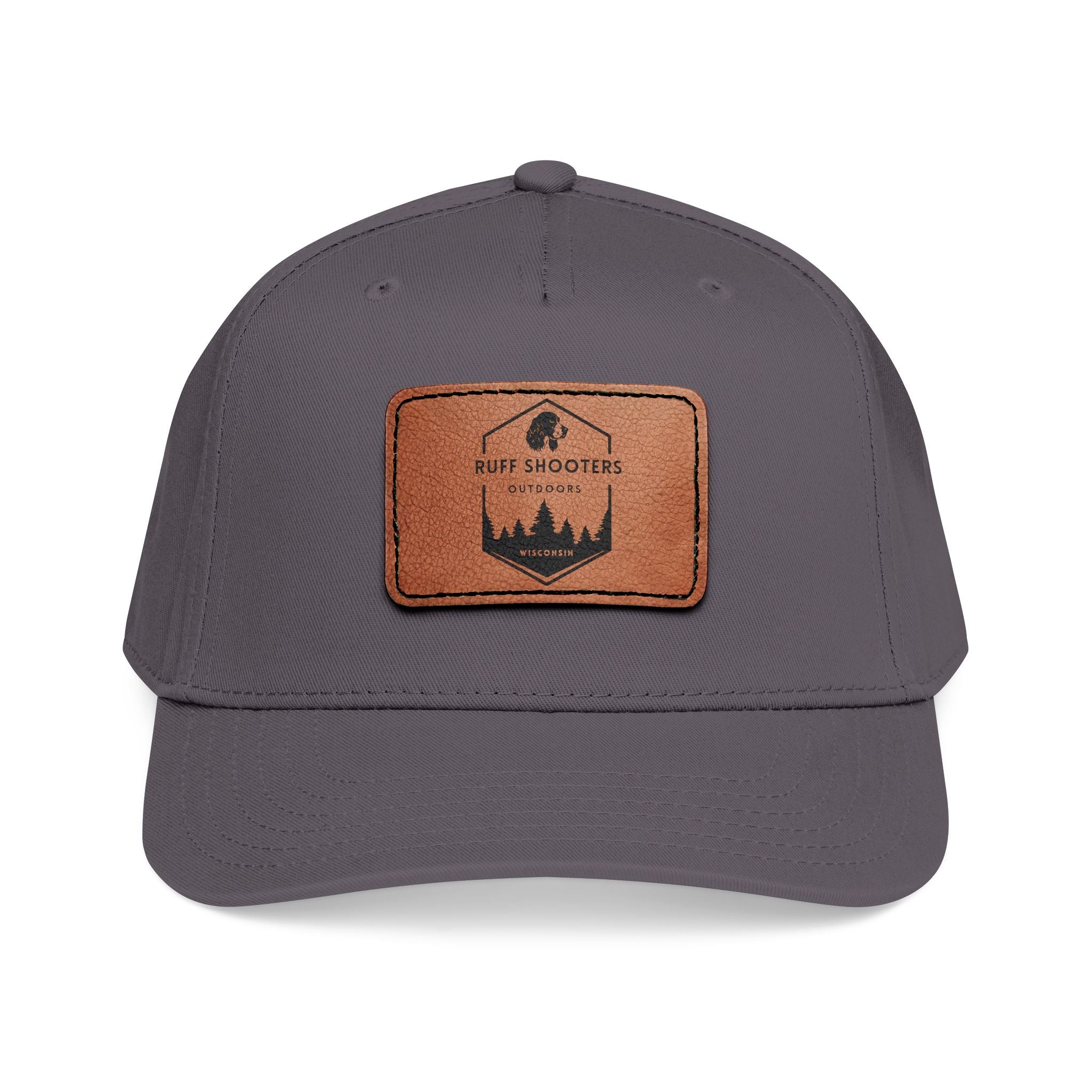 Leather Patch Ruff Shooters Outdoors Logo