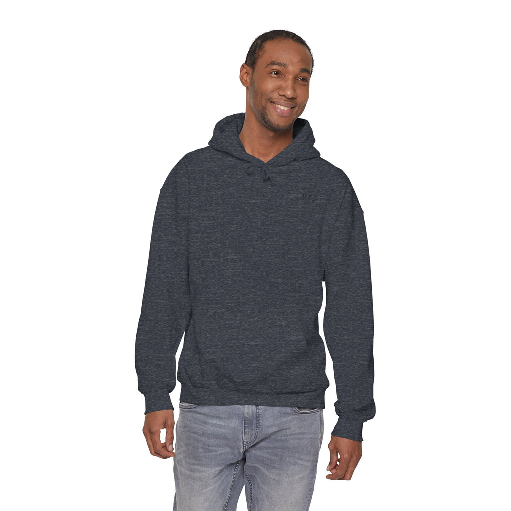 Ruff Shooters Tired Eyes Graphic Hooded Sweatshirt
