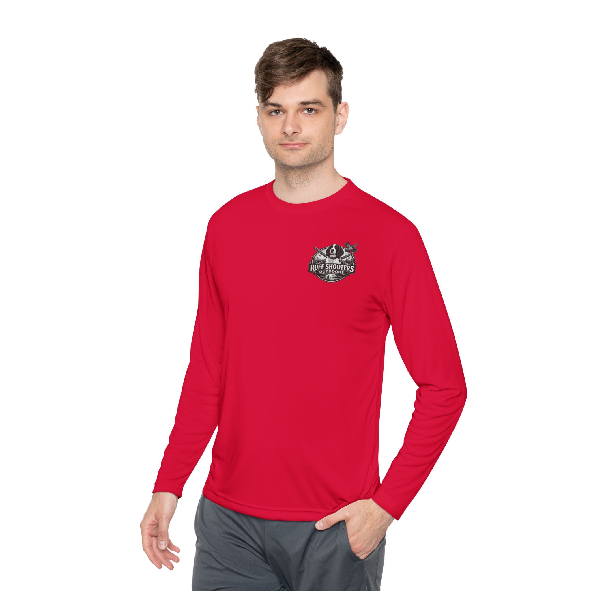 RSO "Mini B/W Grouse Logo" -Long Sleeve Tee