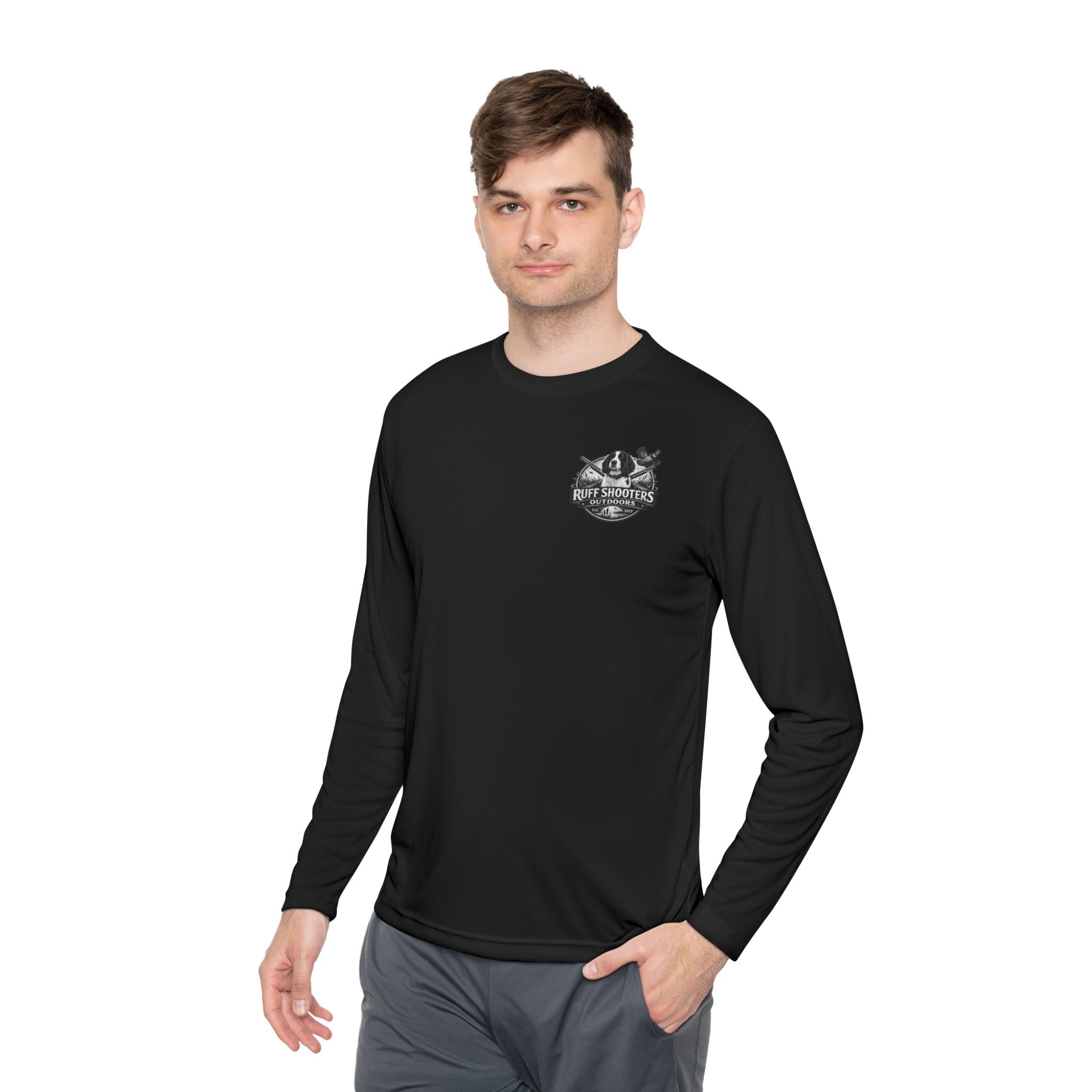 RSO "Mini B/W Grouse Logo" -Long Sleeve Tee