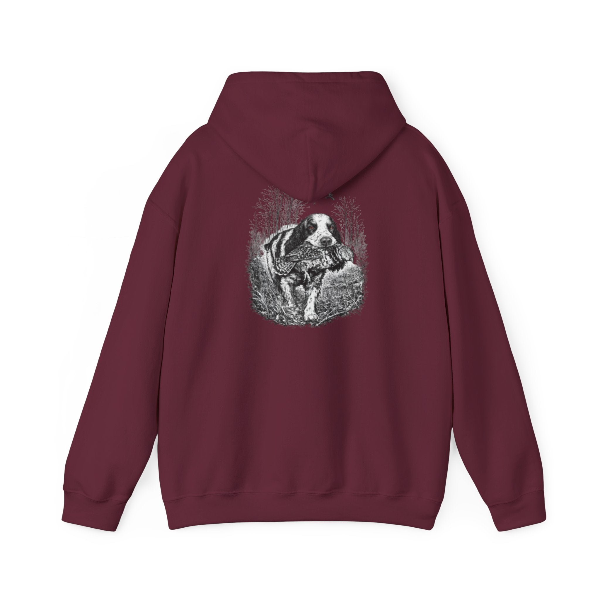 Ruff Shooters Tired Eyes Graphic Hooded Sweatshirt