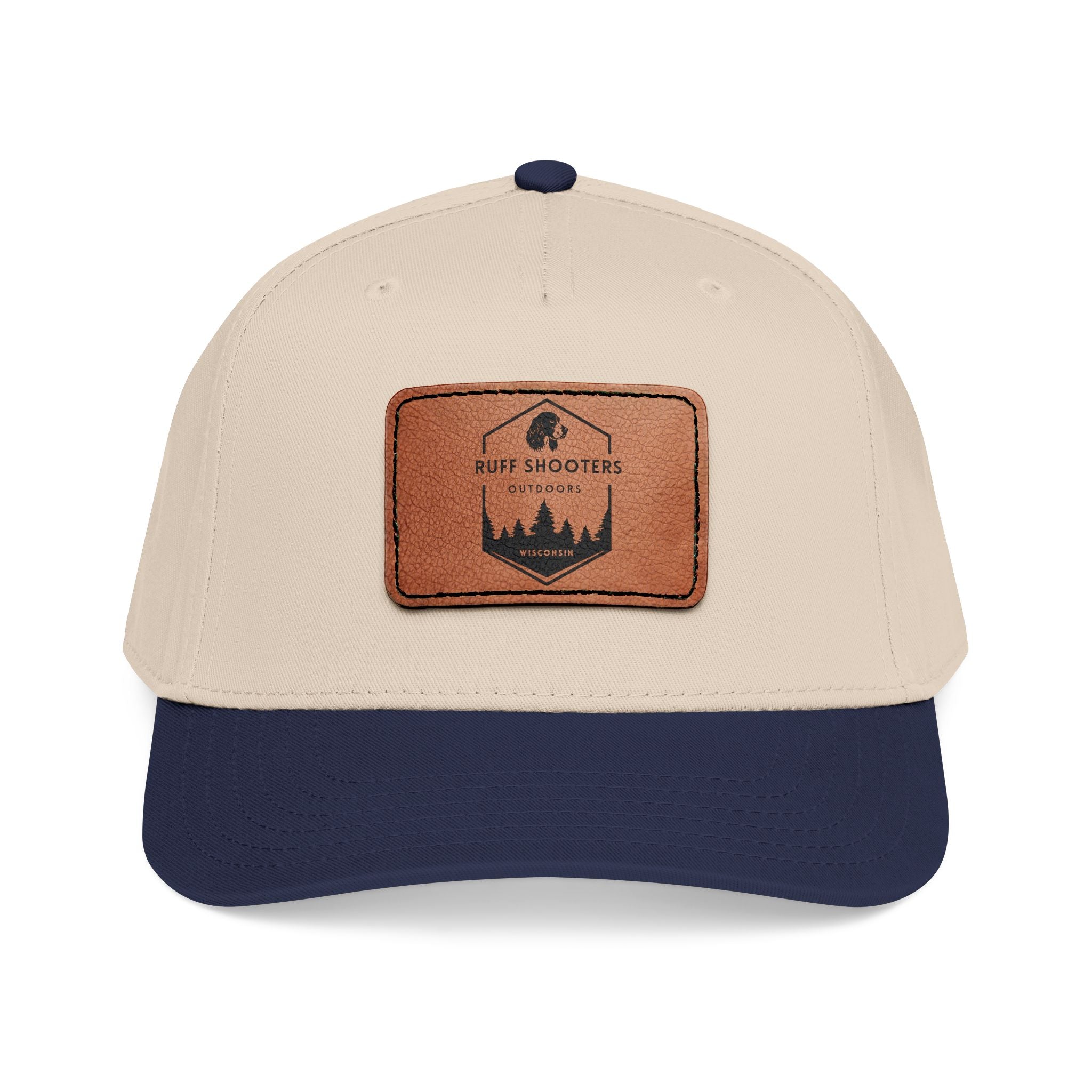 Leather Patch Ruff Shooters Outdoors Logo