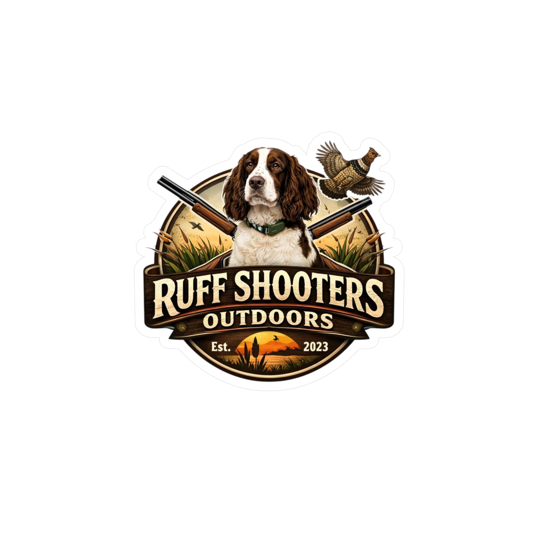 Ruff Shooters Outdoors Decal