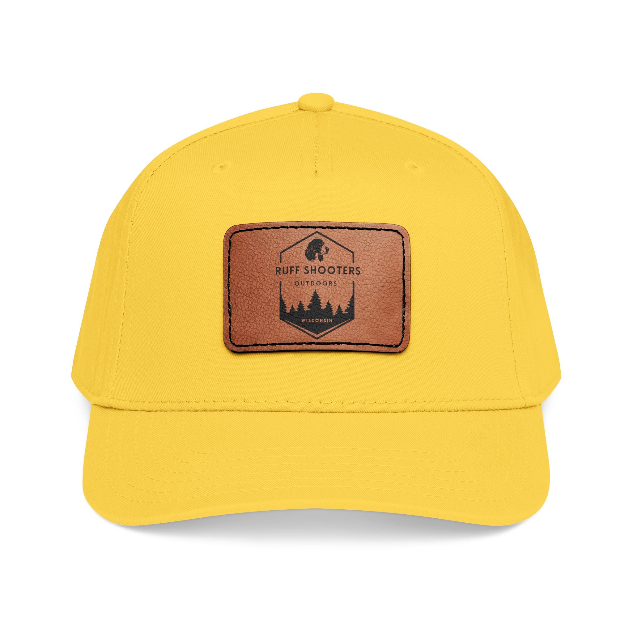 Leather Patch Ruff Shooters Outdoors Logo
