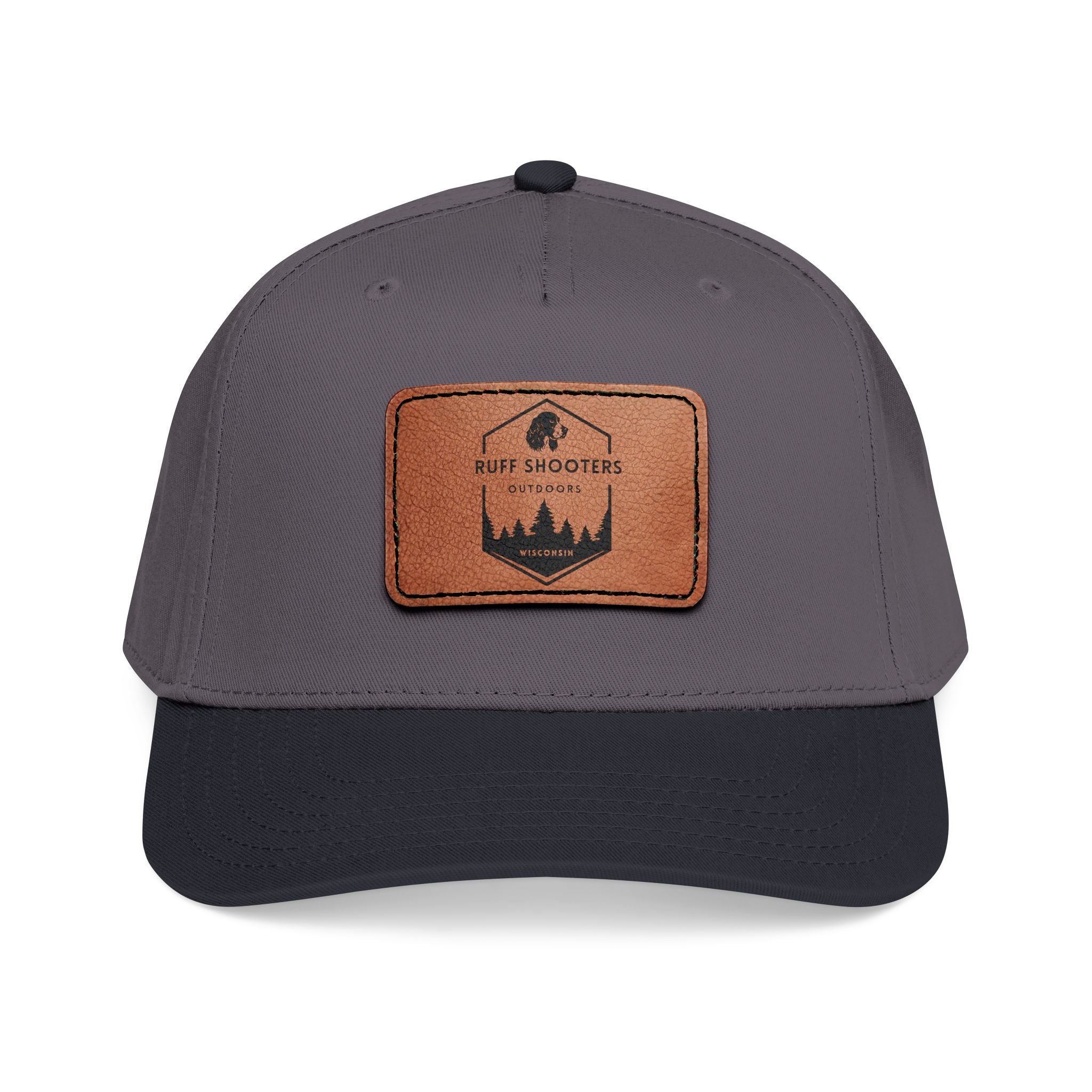 Leather Patch Ruff Shooters Outdoors Logo