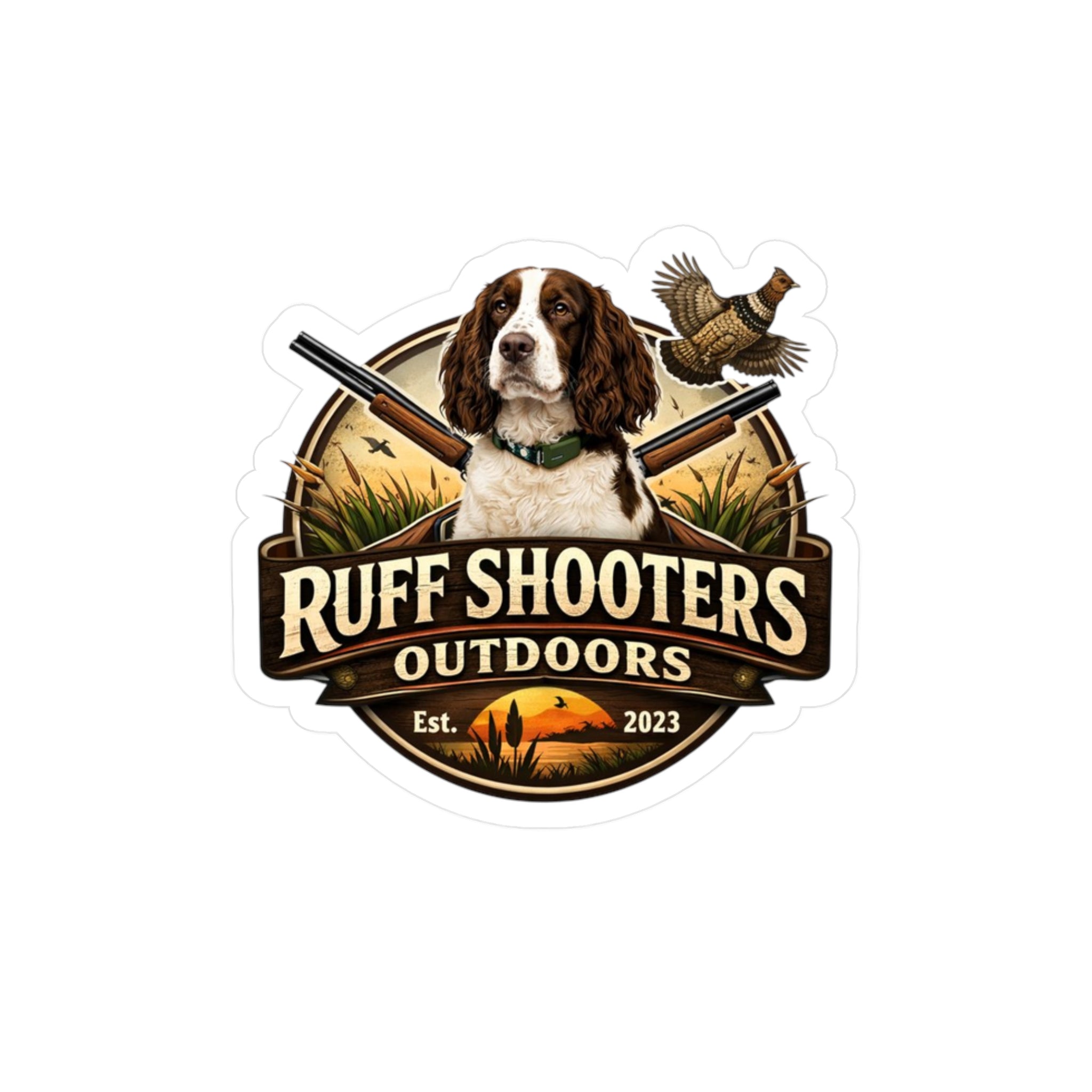 Ruff Shooters Outdoors Decal