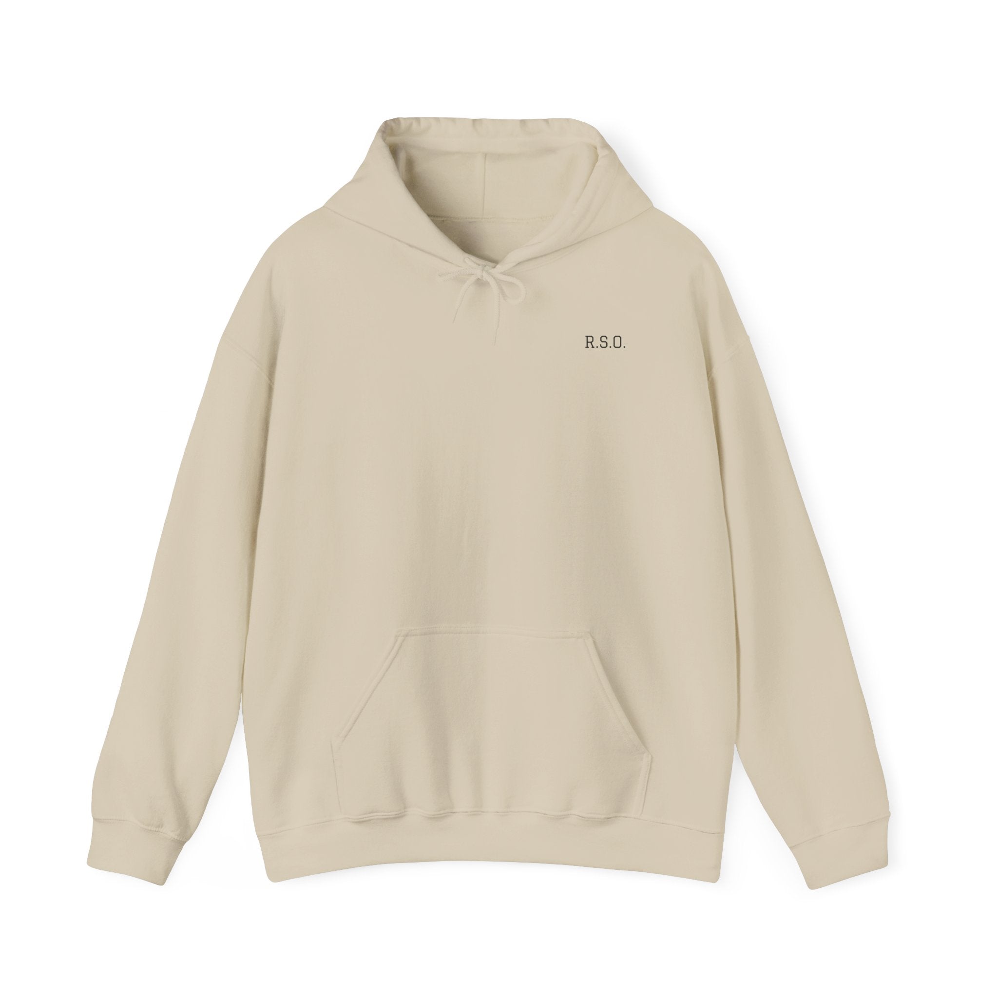 Ruff Shooters Tired Eyes Graphic Hooded Sweatshirt