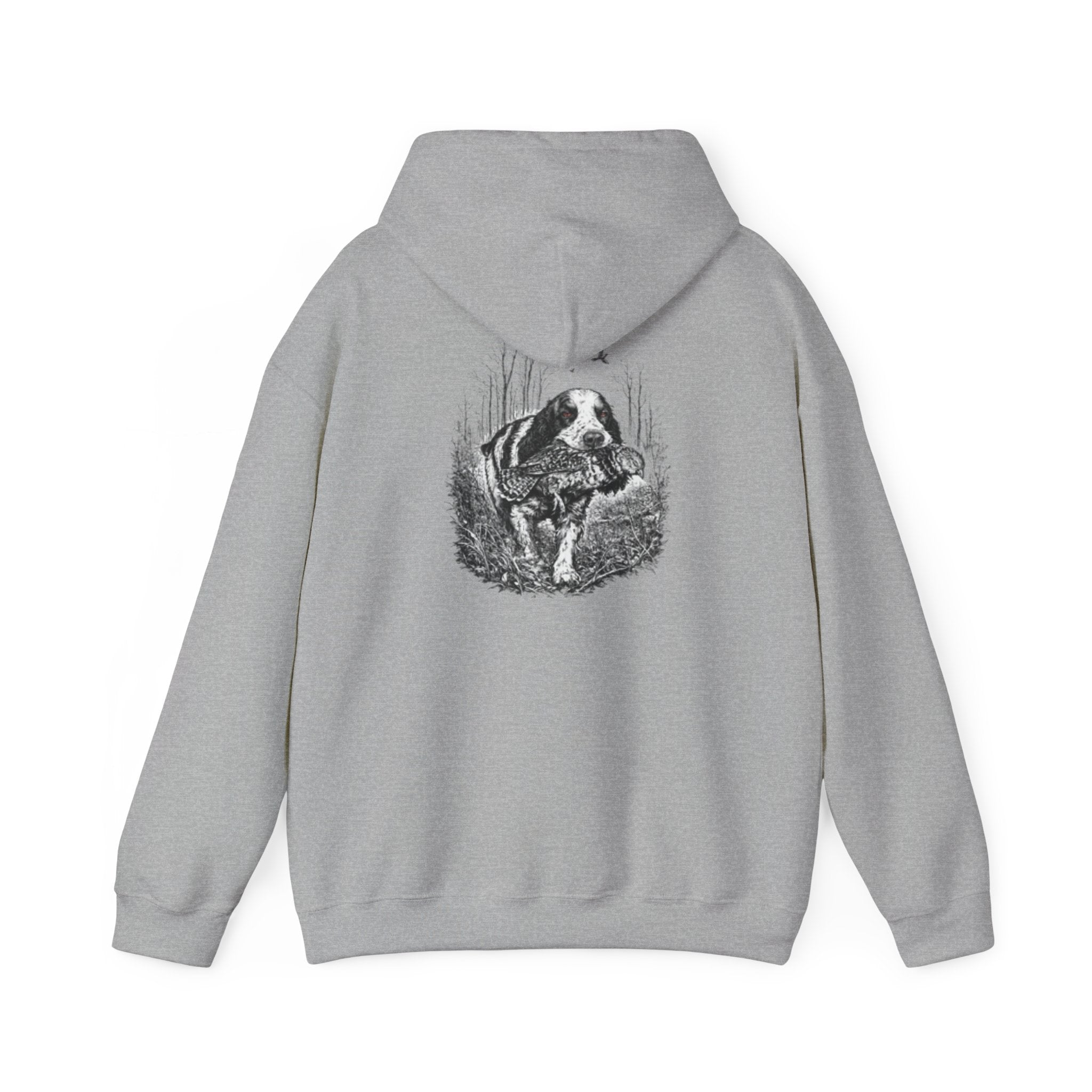 Ruff Shooters Tired Eyes Graphic Hooded Sweatshirt