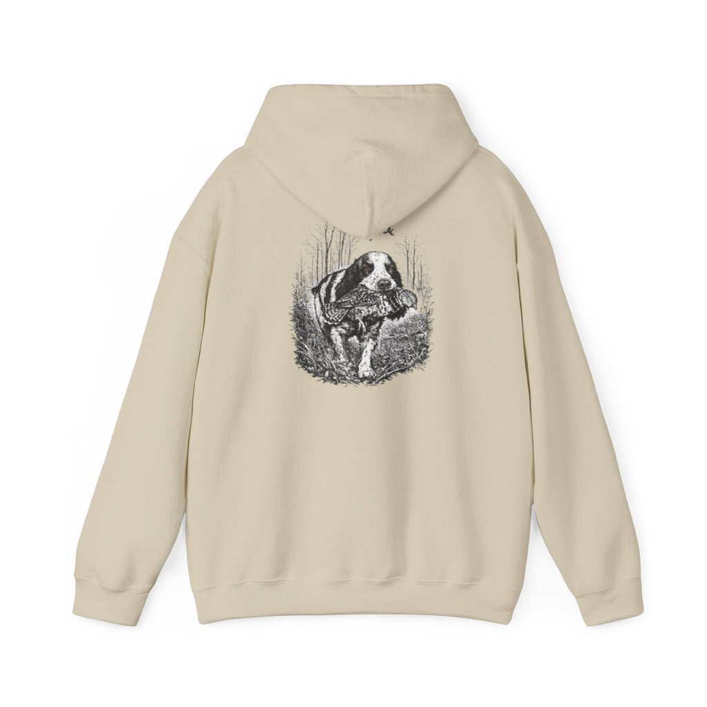 Ruff Shooters Tired Eyes Graphic Hooded Sweatshirt
