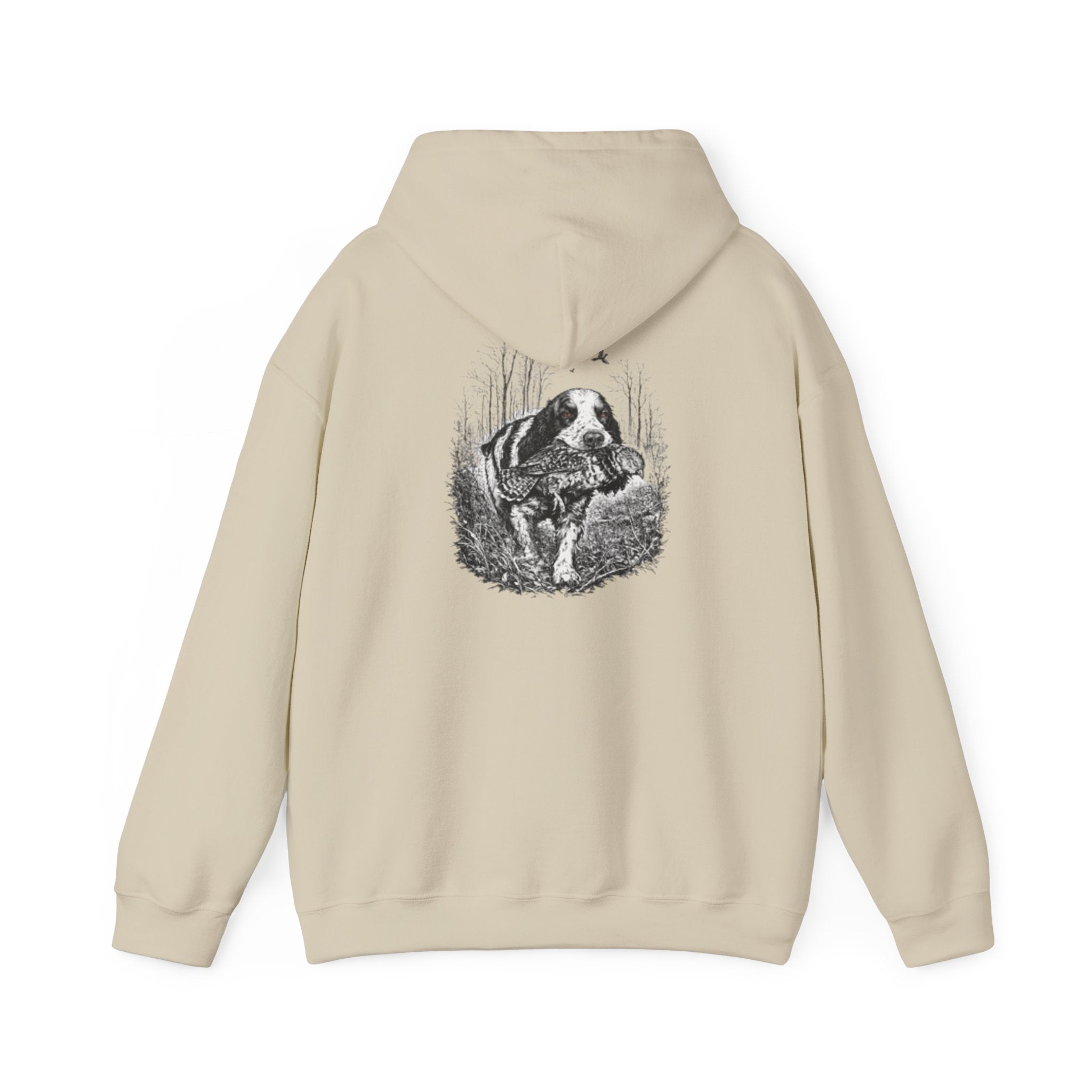 Ruff Shooters Tired Eyes Graphic Hooded Sweatshirt