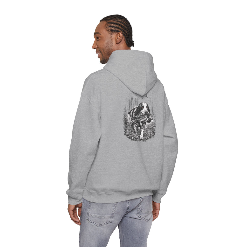Ruff Shooters Tired Eyes Graphic Hooded Sweatshirt