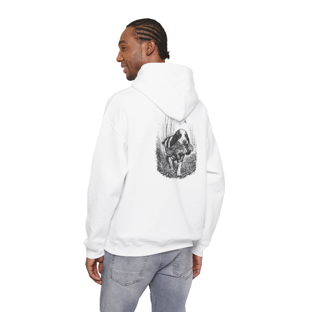Ruff Shooters Tired Eyes Graphic Hooded Sweatshirt