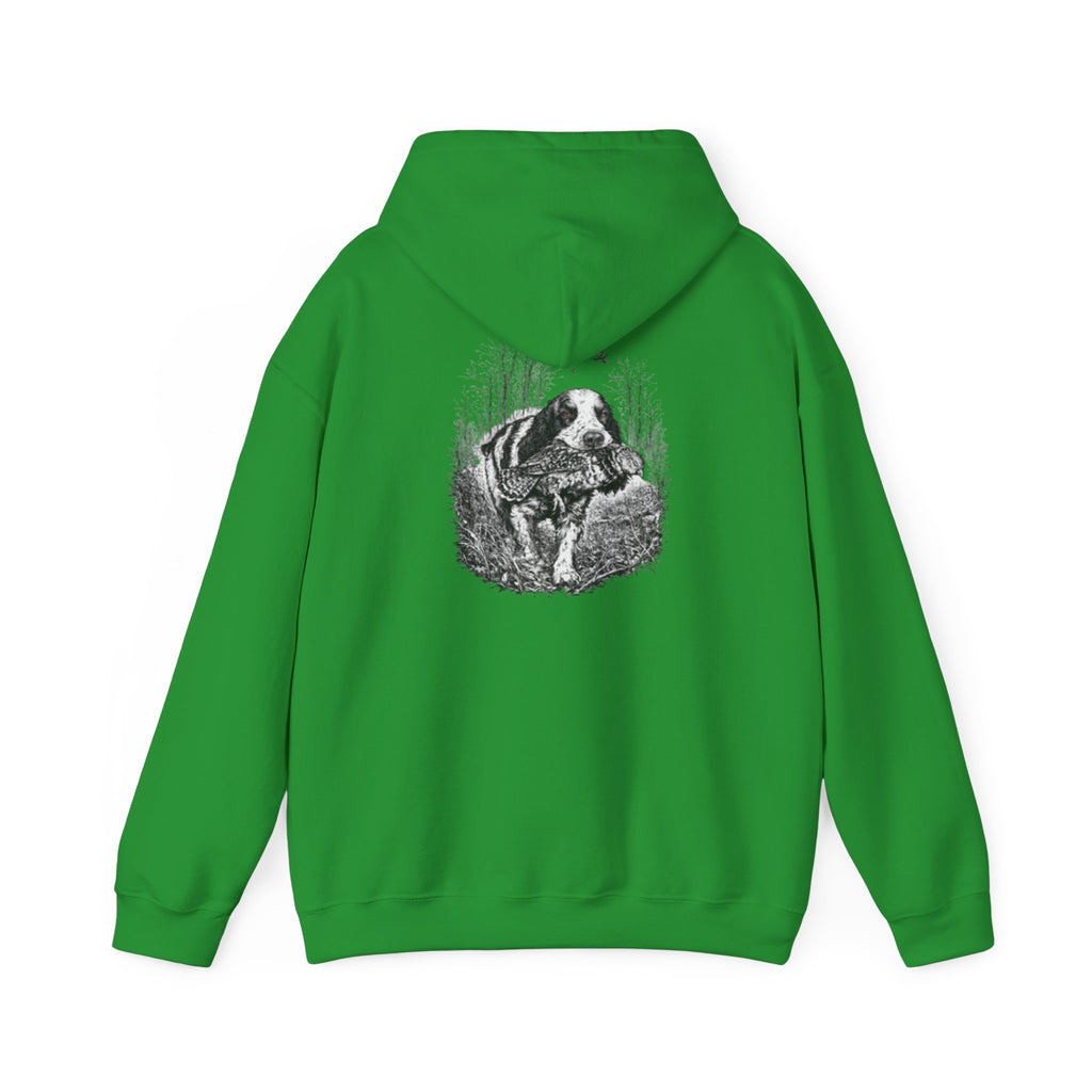 Ruff Shooters Tired Eyes Graphic Hooded Sweatshirt