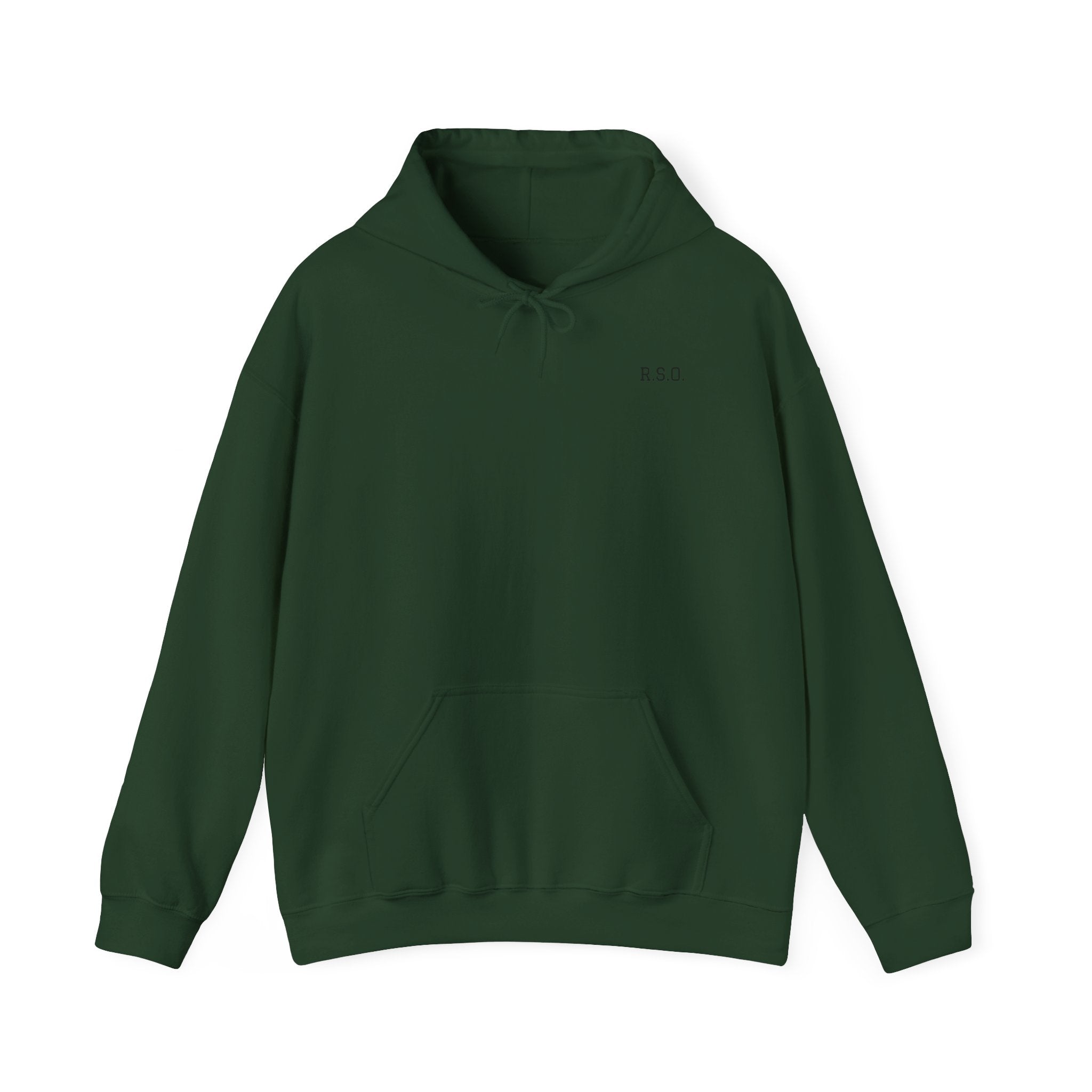Ruff Shooters Tired Eyes Graphic Hooded Sweatshirt