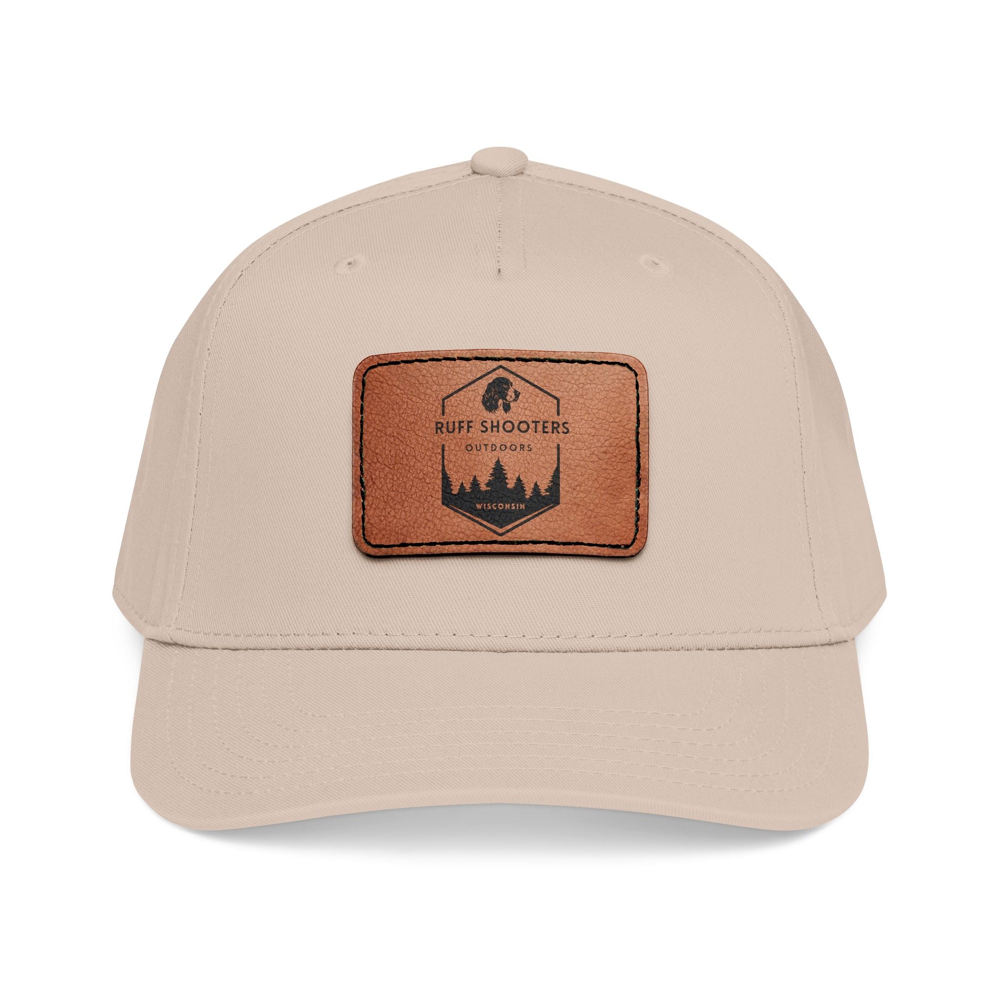 Leather Patch Ruff Shooters Outdoors Logo