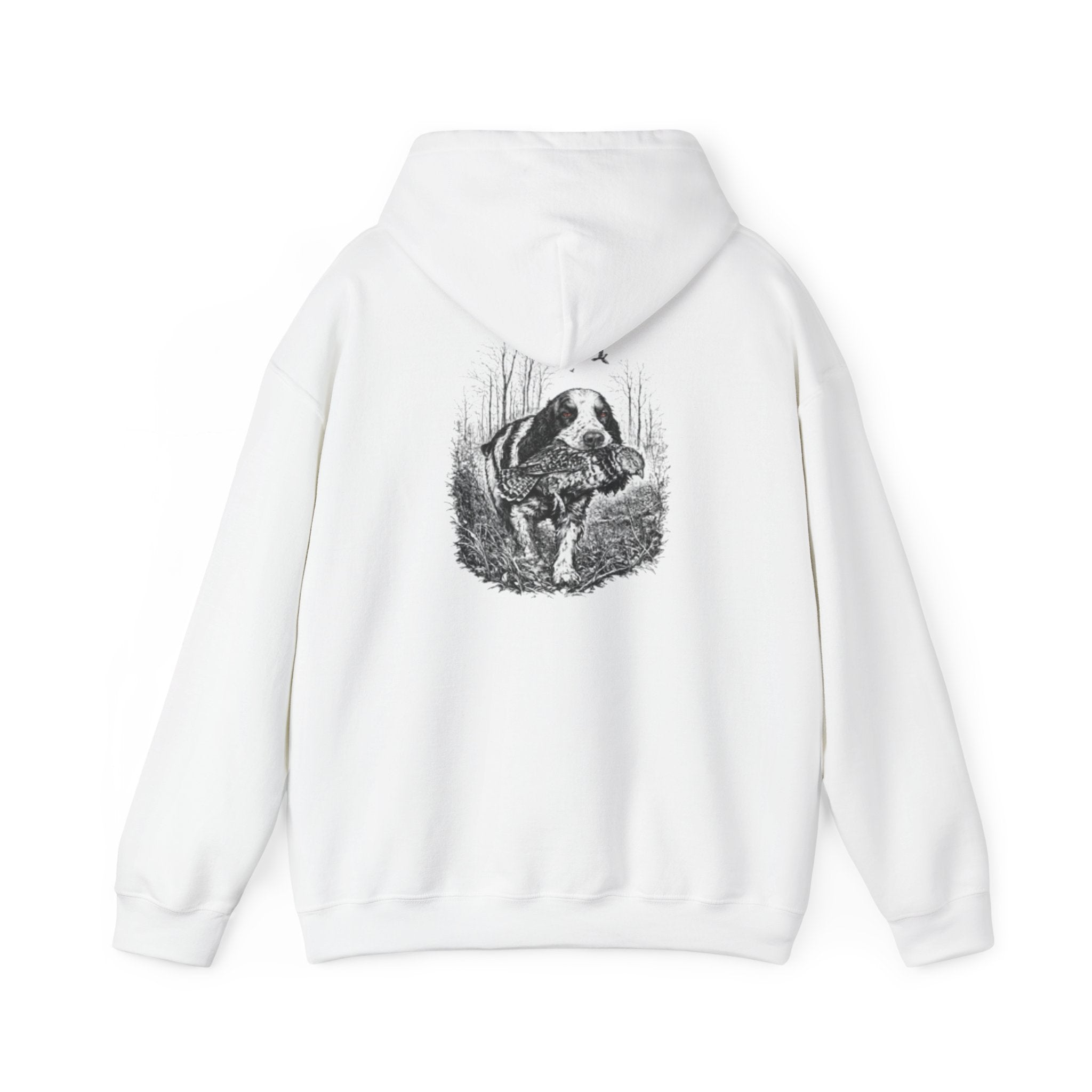 Ruff Shooters Tired Eyes Graphic Hooded Sweatshirt