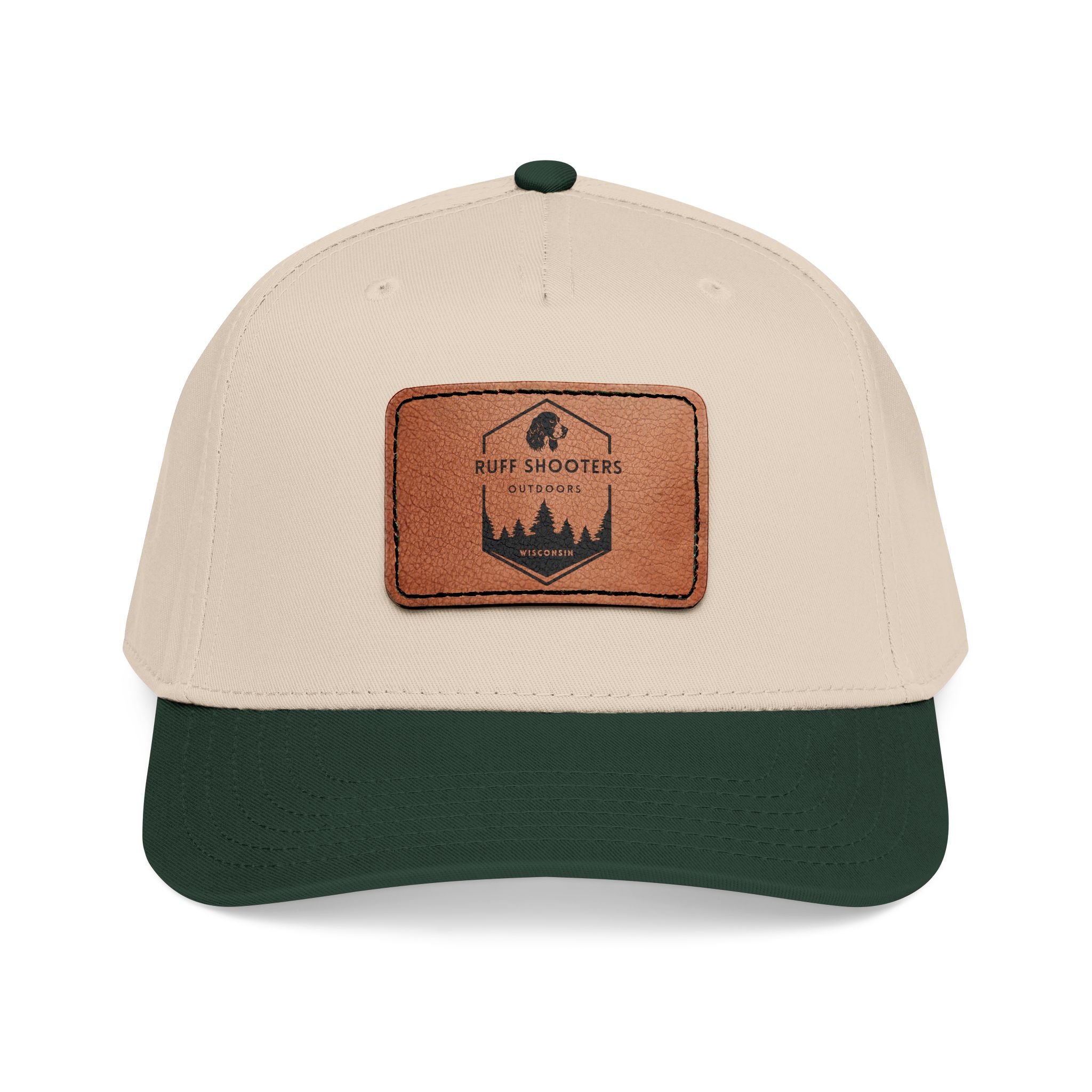 Leather Patch Ruff Shooters Outdoors Logo
