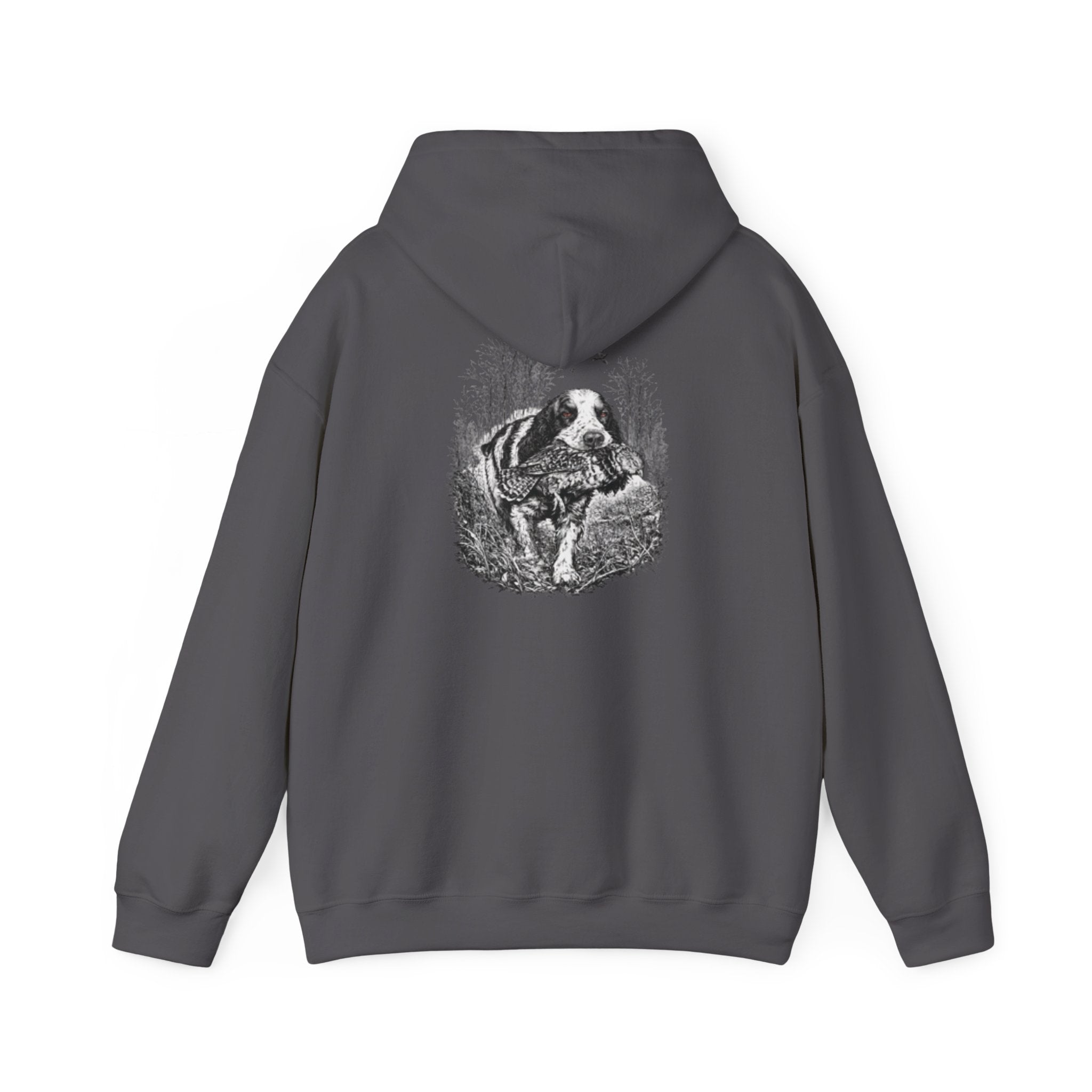 Ruff Shooters Tired Eyes Graphic Hooded Sweatshirt
