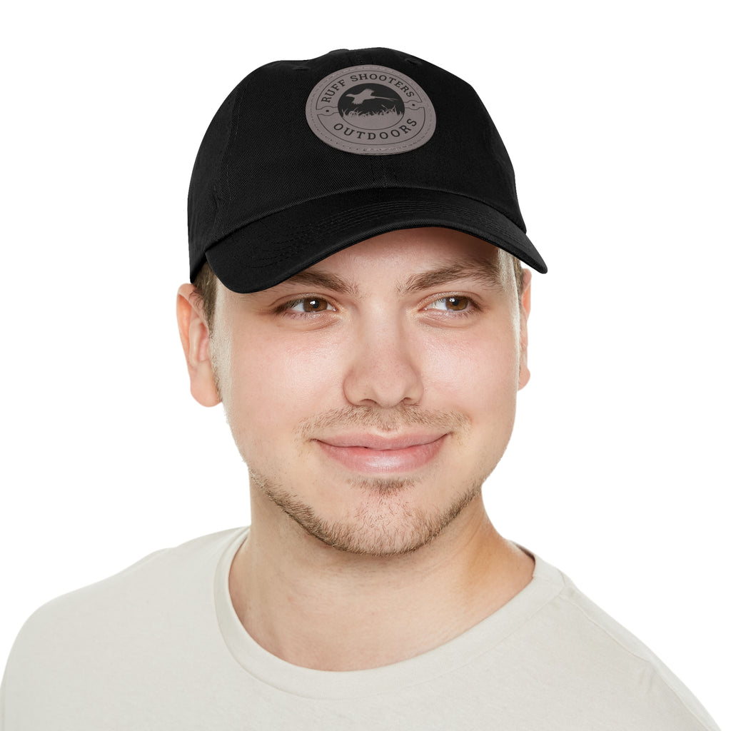 Leather Patch Dad Hat