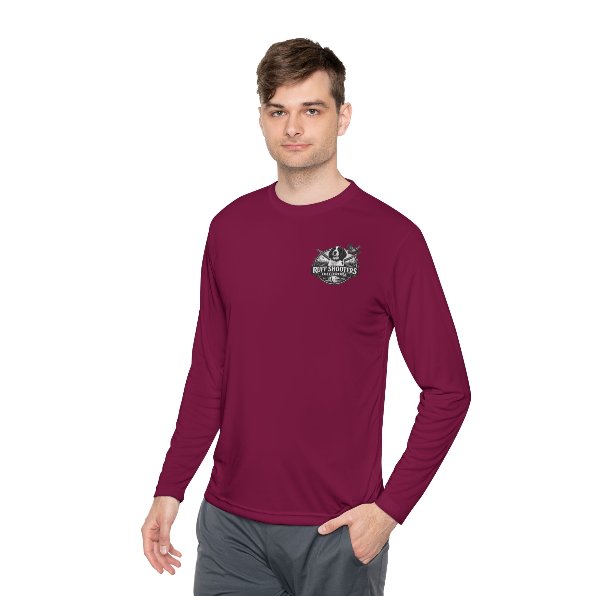 RSO "Mini B/W Grouse Logo" -Long Sleeve Tee