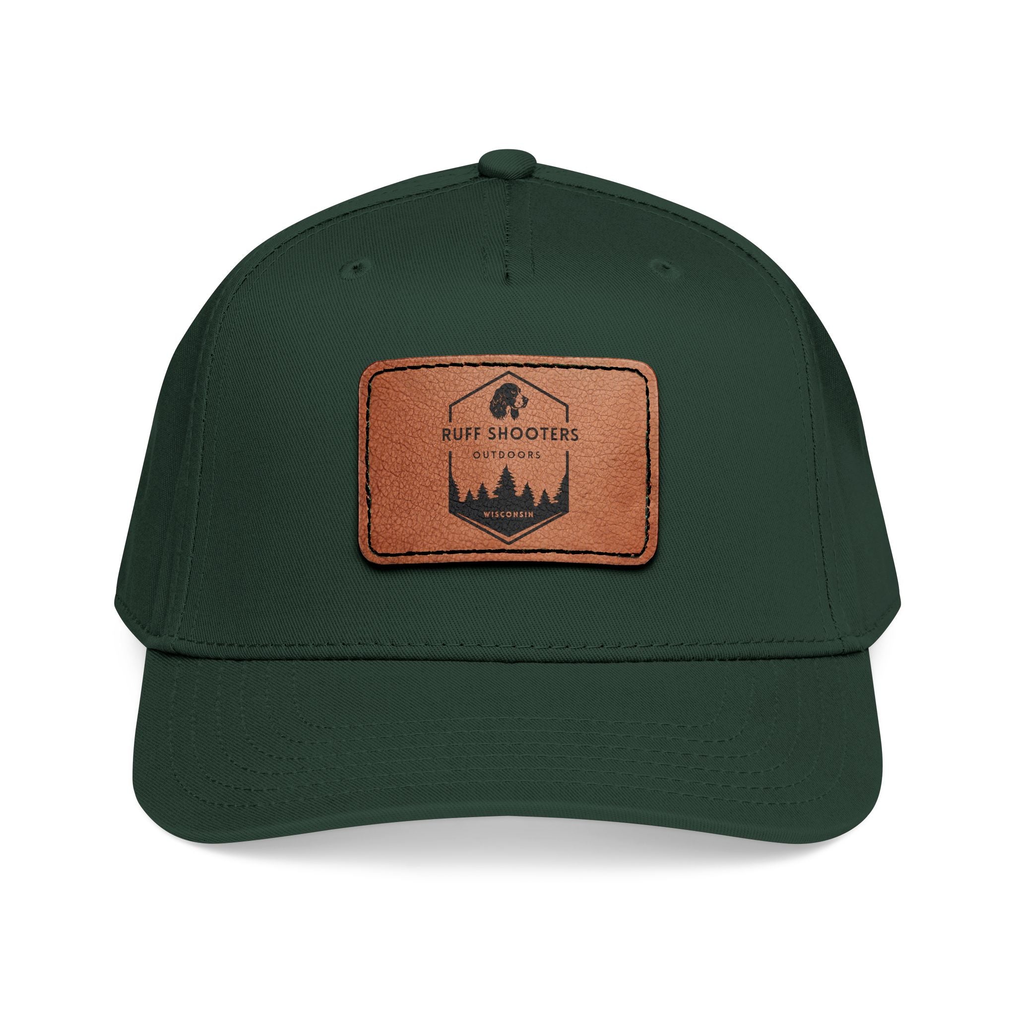Leather Patch Ruff Shooters Outdoors Logo