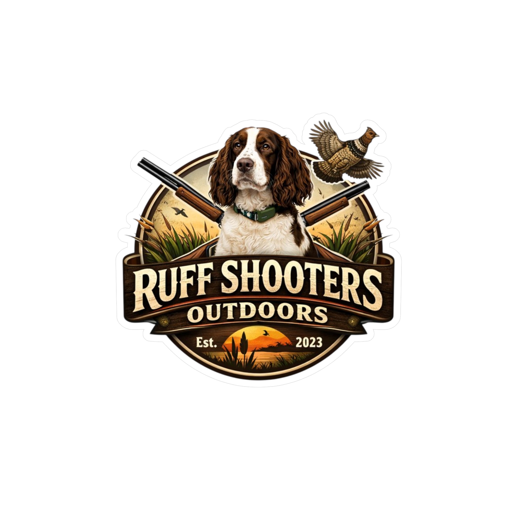 Ruff Shooters Outdoors Decal
