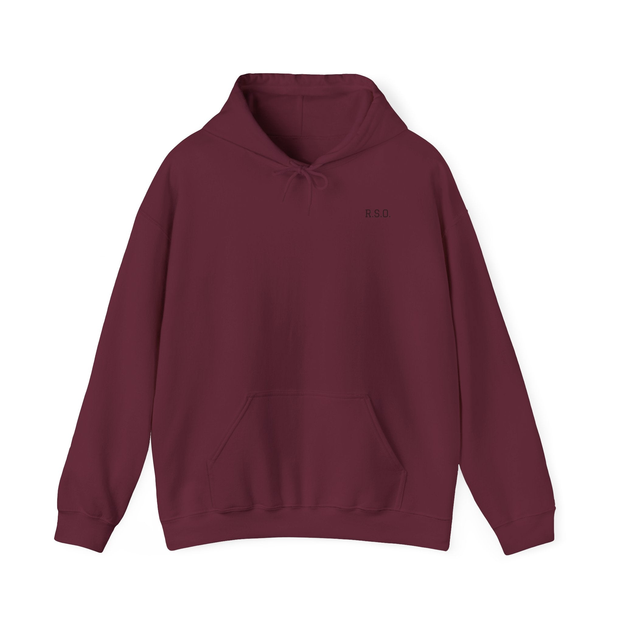 Ruff Shooters Tired Eyes Graphic Hooded Sweatshirt