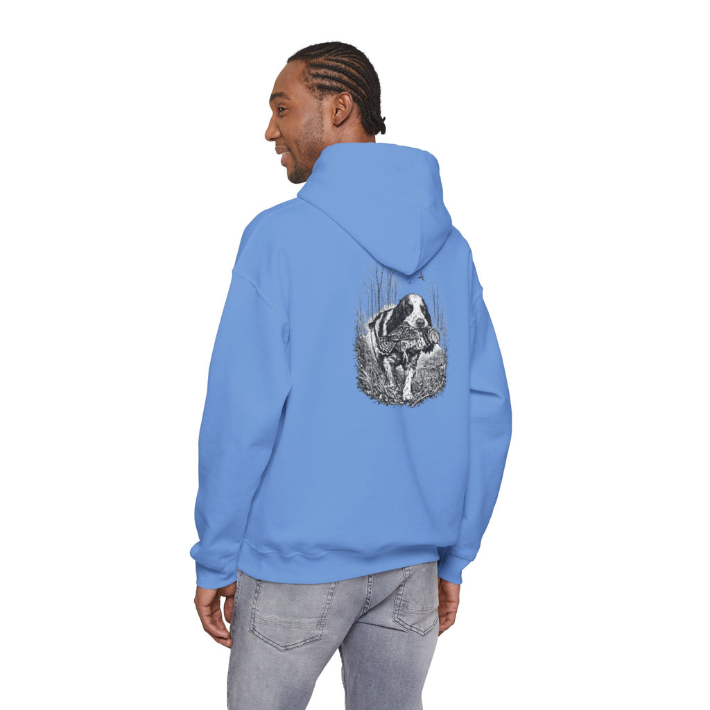 Ruff Shooters Tired Eyes Graphic Hooded Sweatshirt