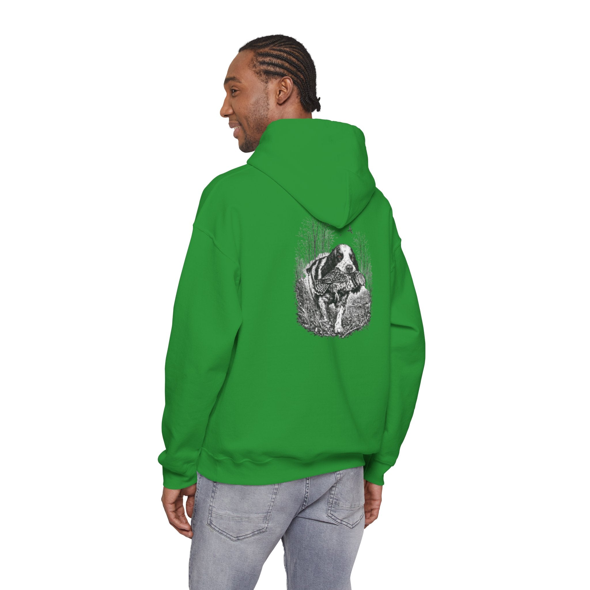 Ruff Shooters Tired Eyes Graphic Hooded Sweatshirt