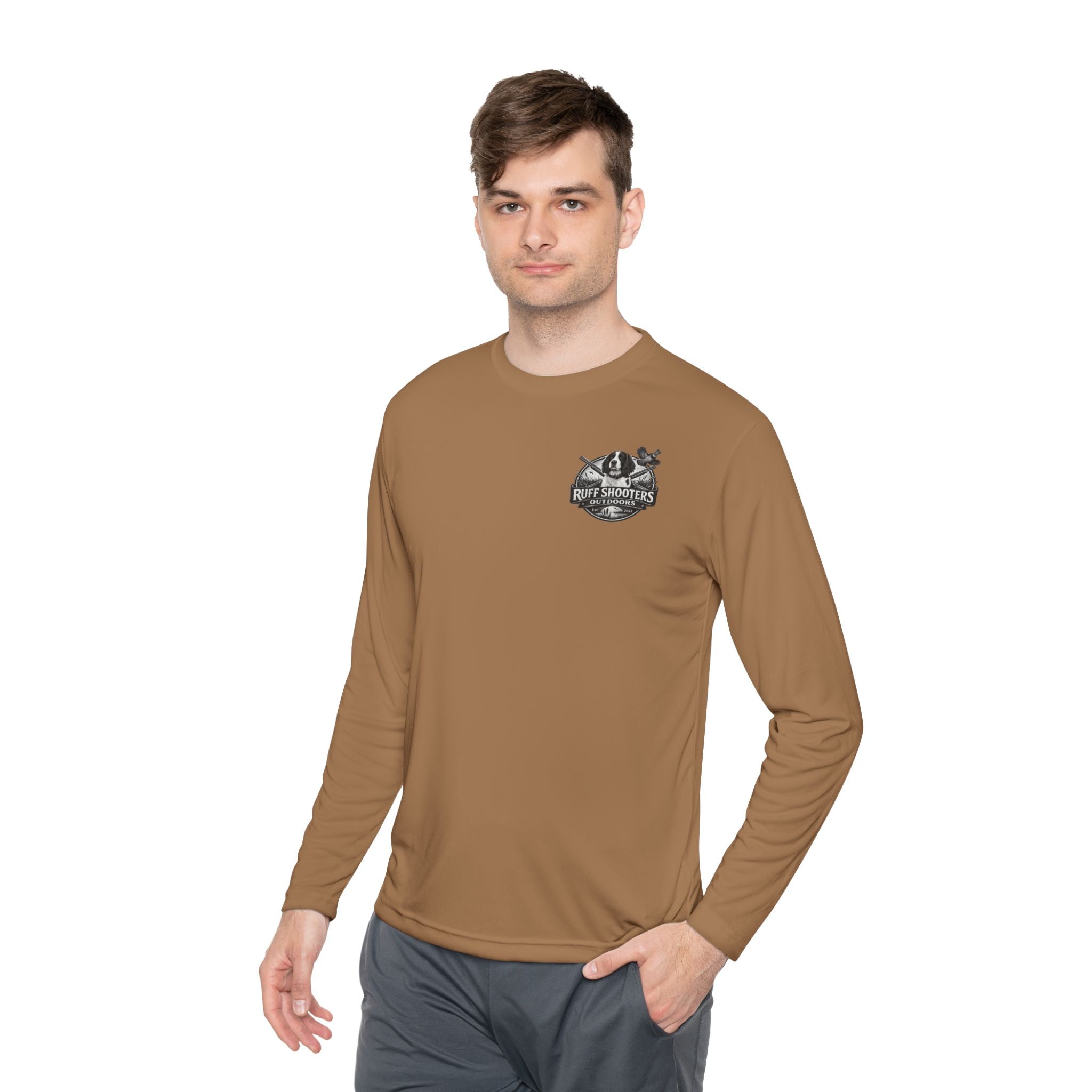 RSO "Mini B/W Grouse Logo" -Long Sleeve Tee