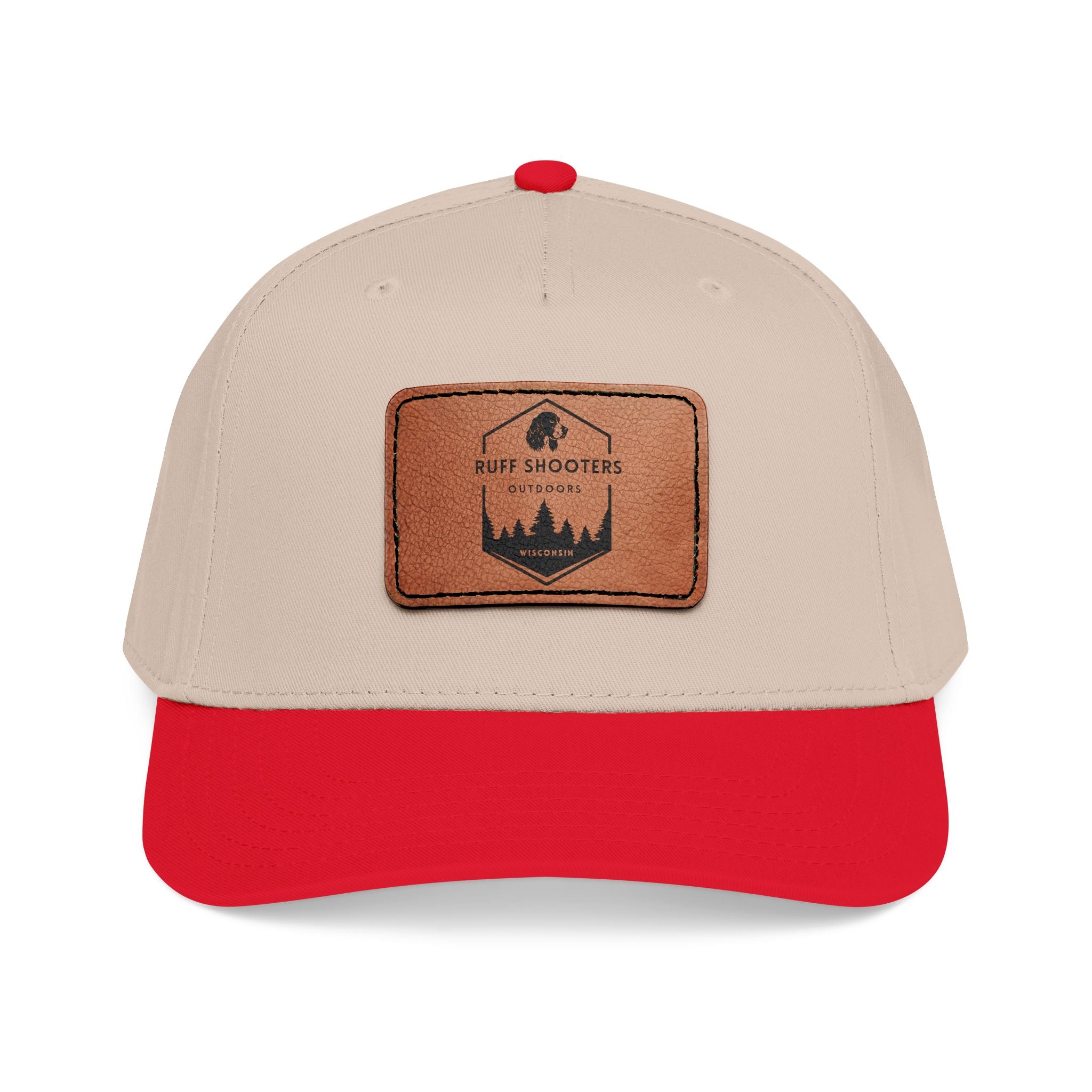 Leather Patch Ruff Shooters Outdoors Logo
