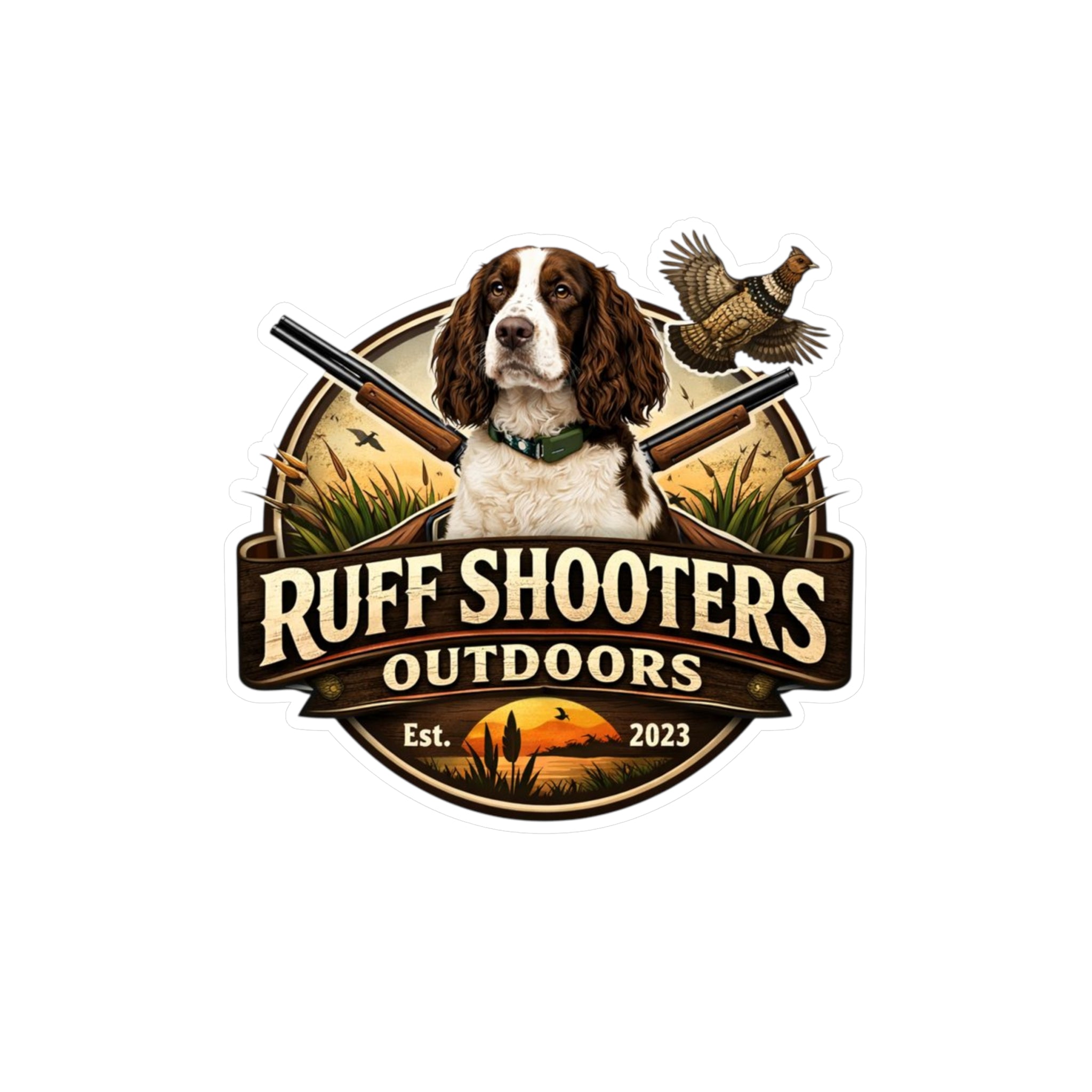 Ruff Shooters Outdoors Decal