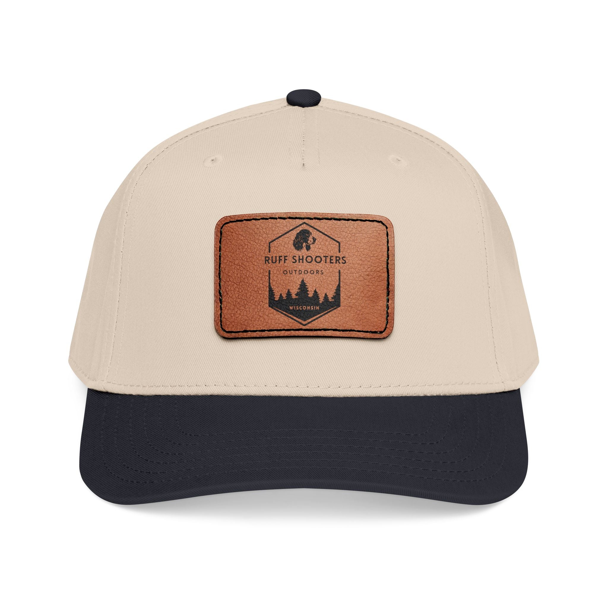 Leather Patch Ruff Shooters Outdoors Logo