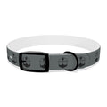 Ruff Shooters Logo Dog Collar — Grey Outdoor Adventure Pet Collar