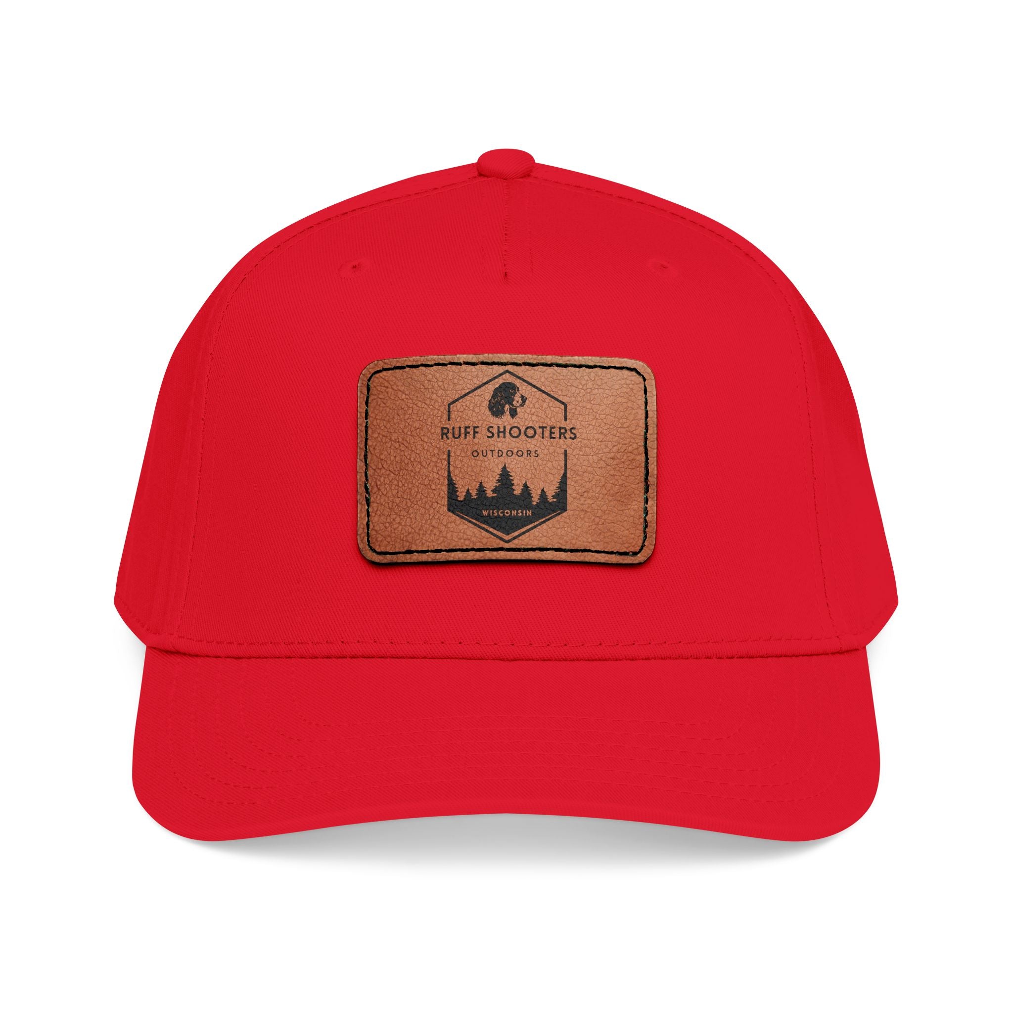 Leather Patch Ruff Shooters Outdoors Logo