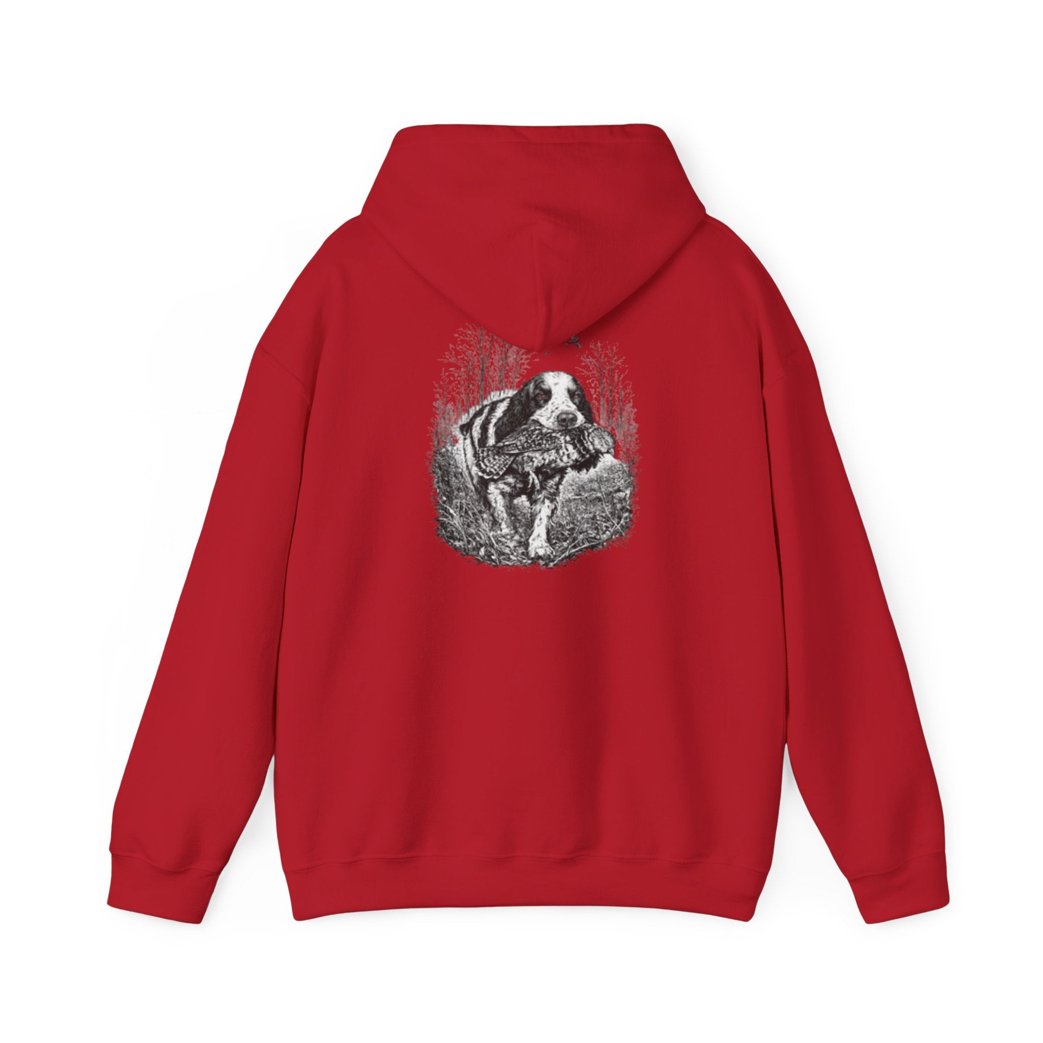 Ruff Shooters Tired Eyes Graphic Hooded Sweatshirt