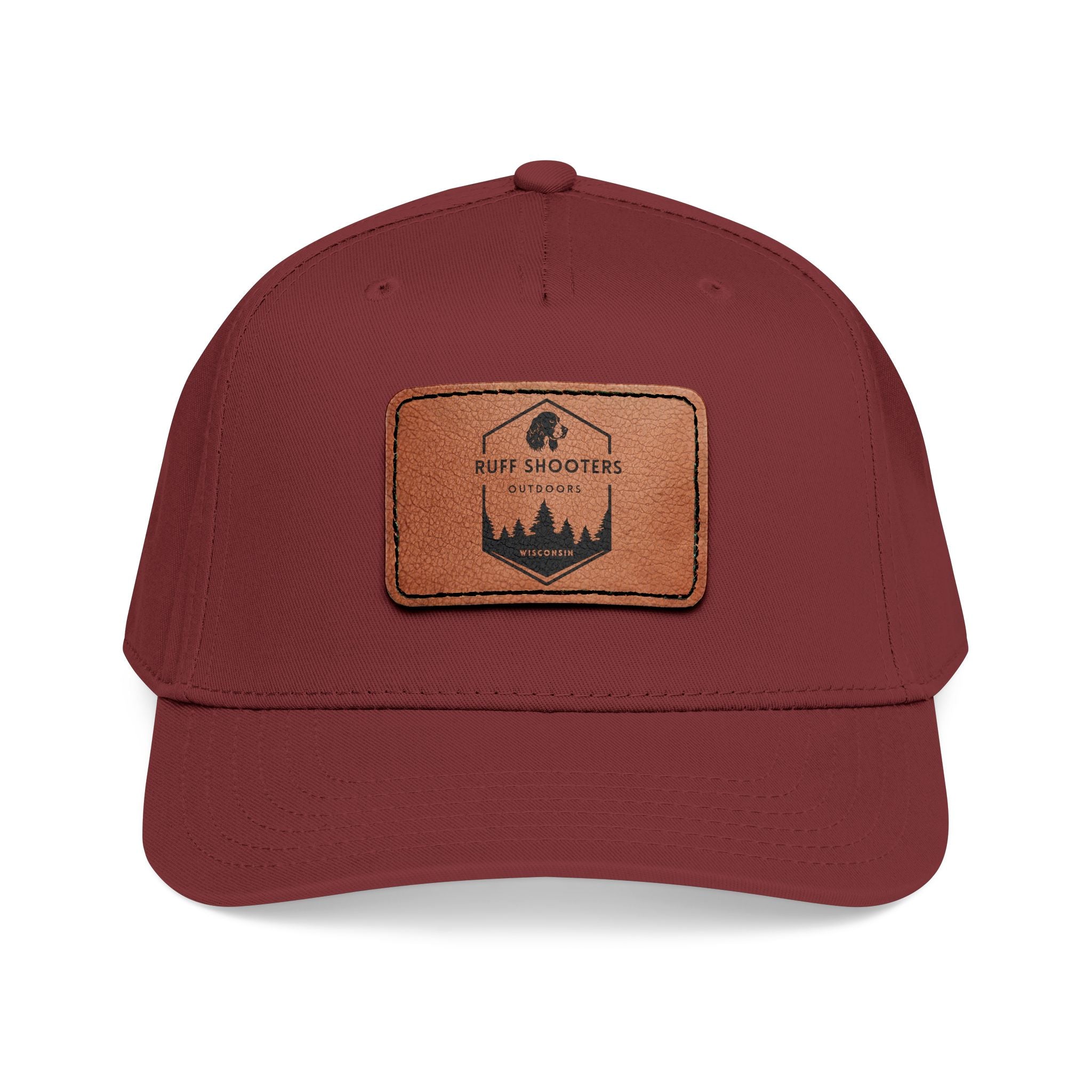 Leather Patch Ruff Shooters Outdoors Logo