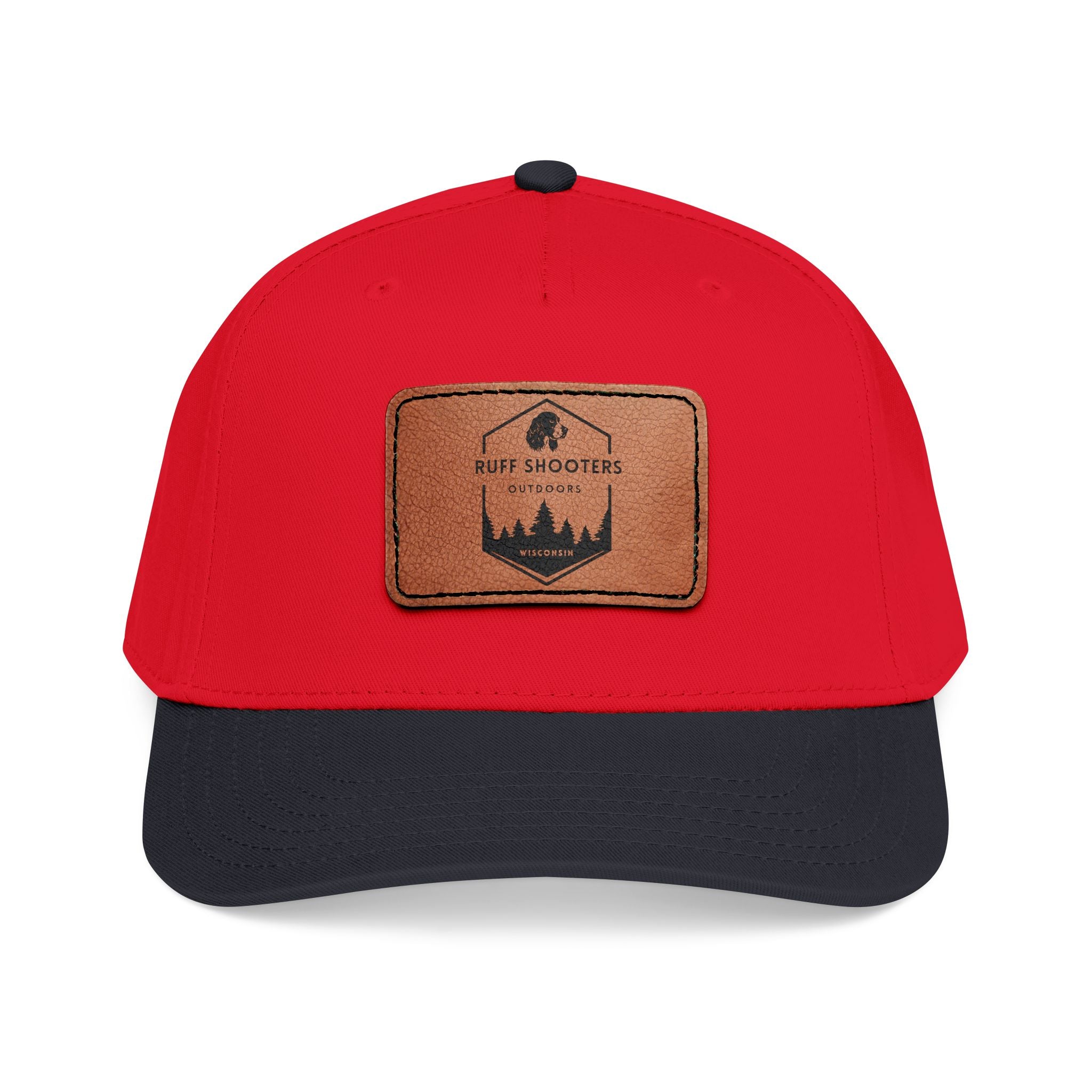 Leather Patch Ruff Shooters Outdoors Logo