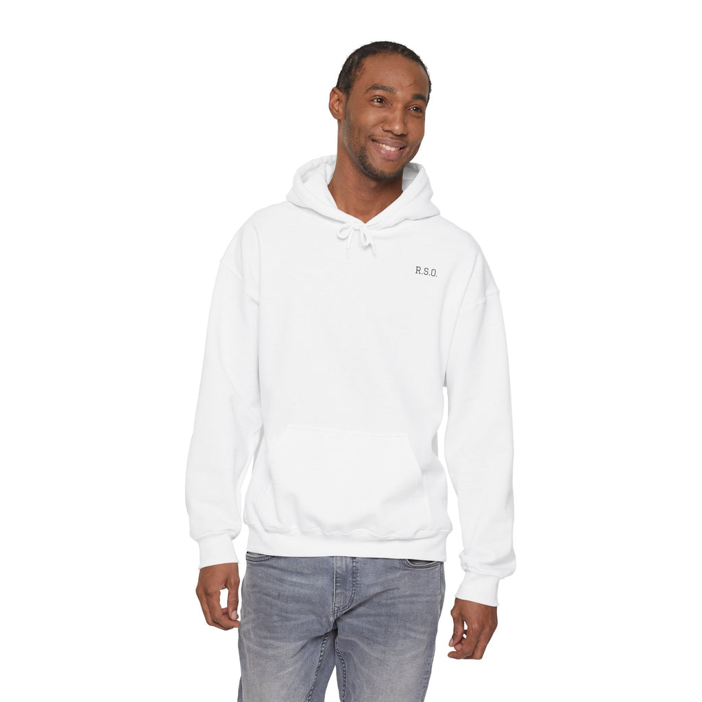 Ruff Shooters Tired Eyes Graphic Hooded Sweatshirt