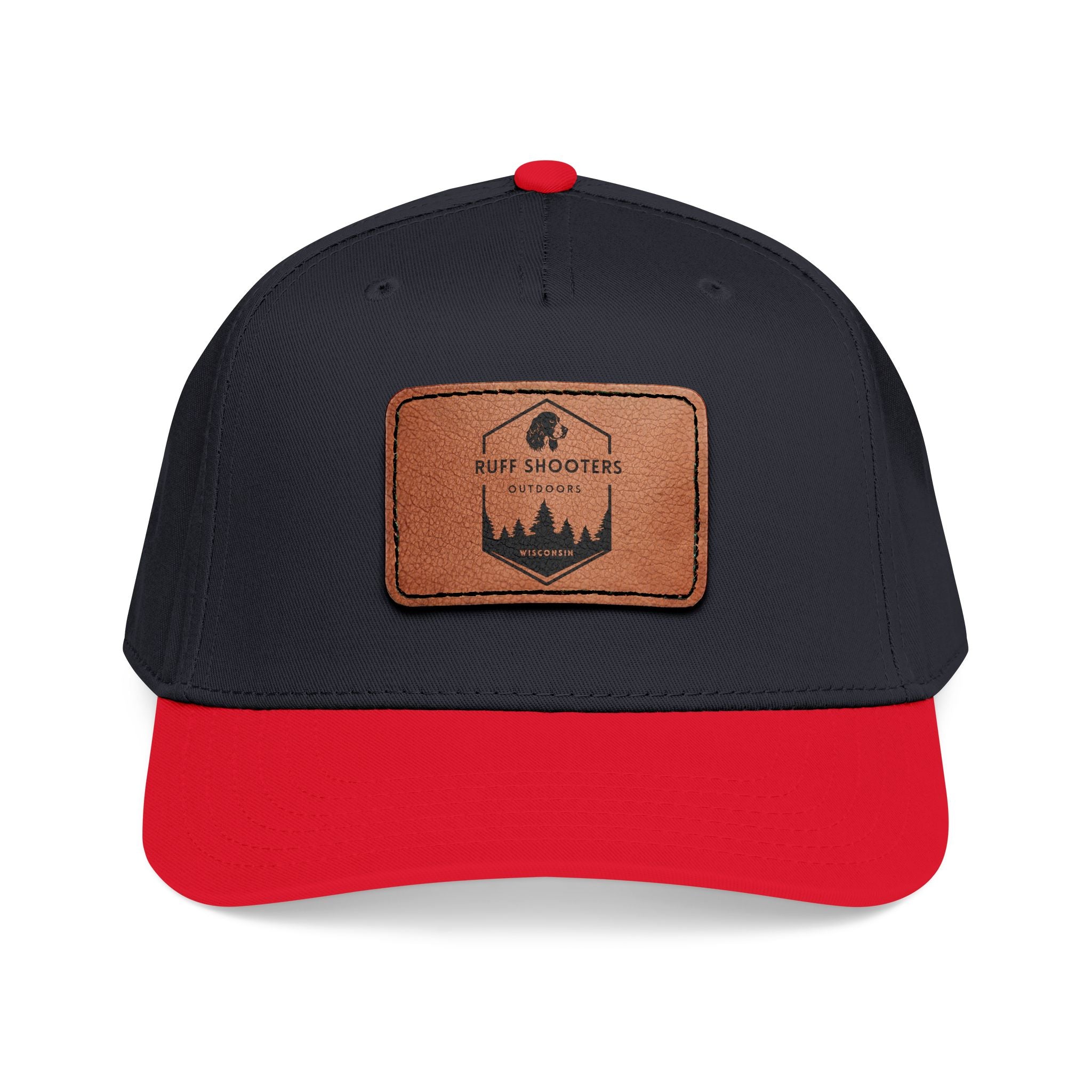 Leather Patch Ruff Shooters Outdoors Logo