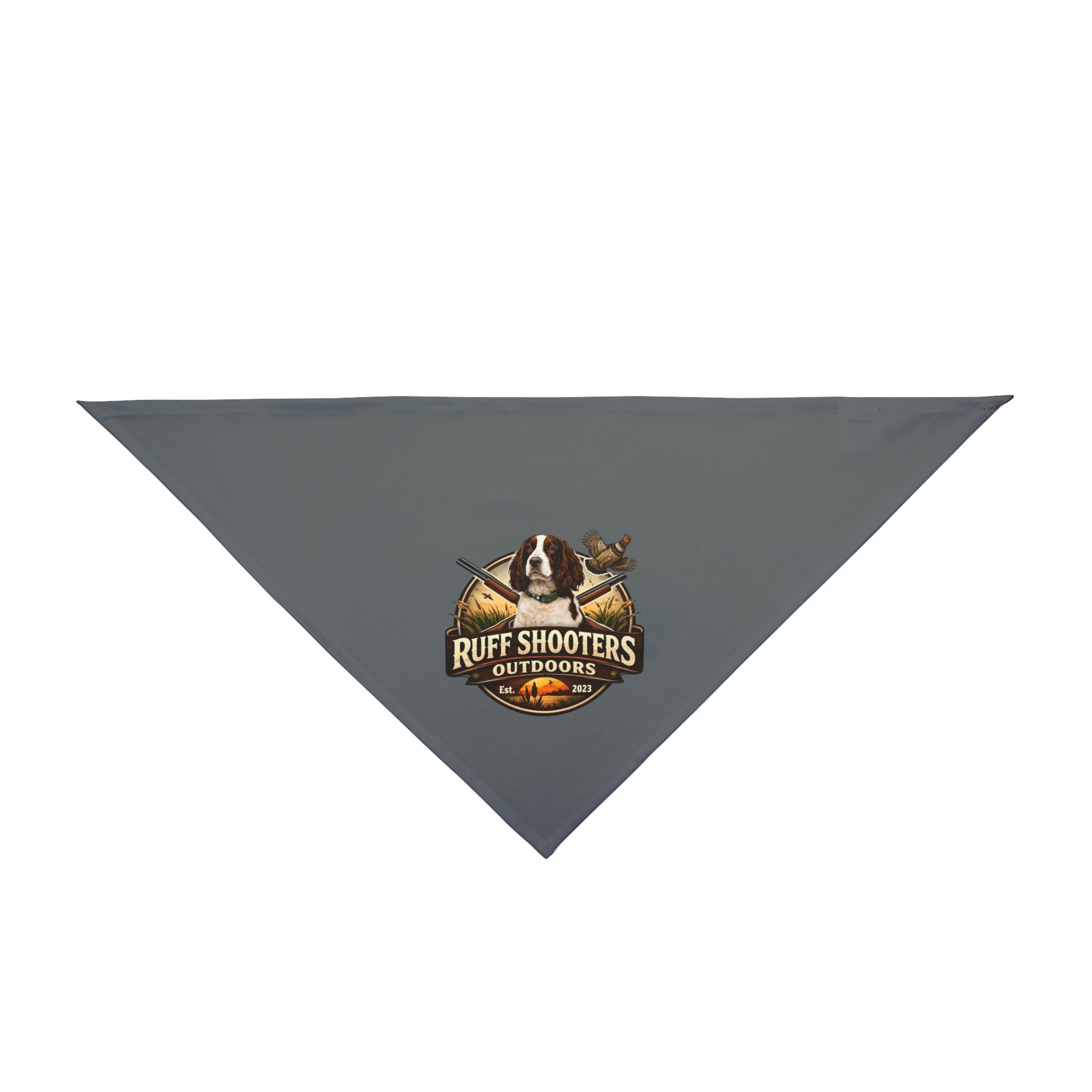 Pet Bandana — 'Ruff Shooters Outdoors' Hunting Dog Bandana