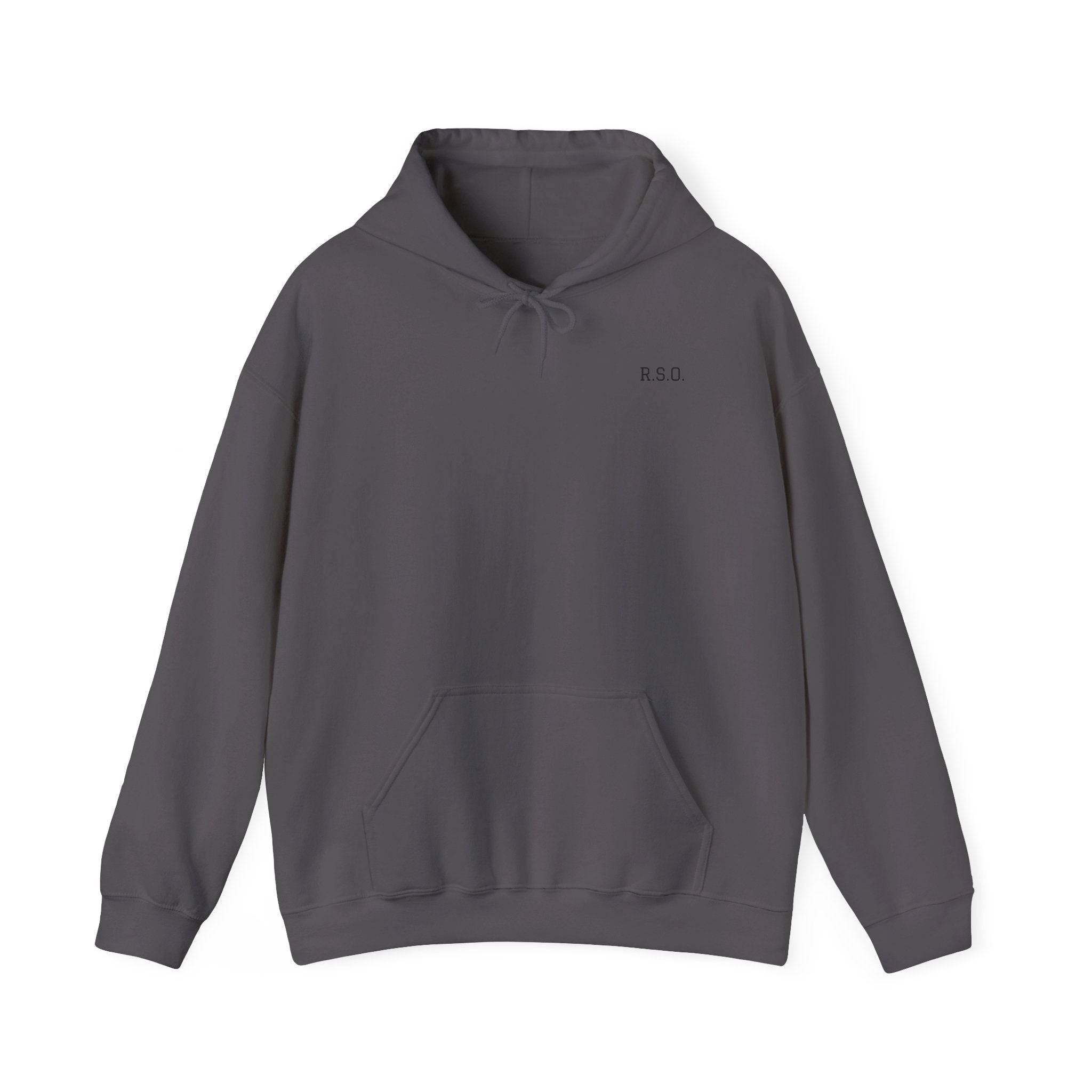 Ruff Shooters Tired Eyes Graphic Hooded Sweatshirt
